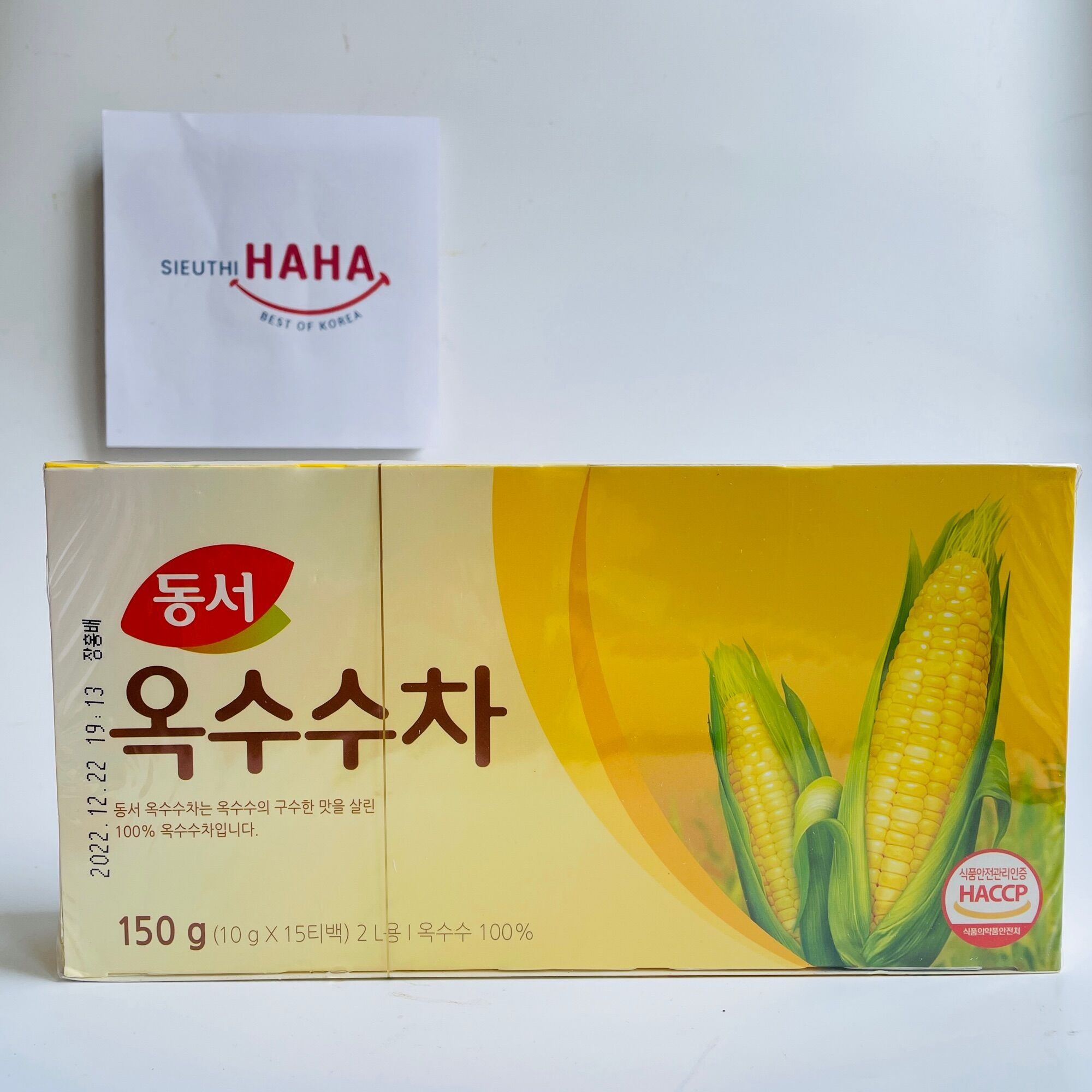 Trà bắp hàn quốc trà túi lọc 150g 300g dongsuh corn tea