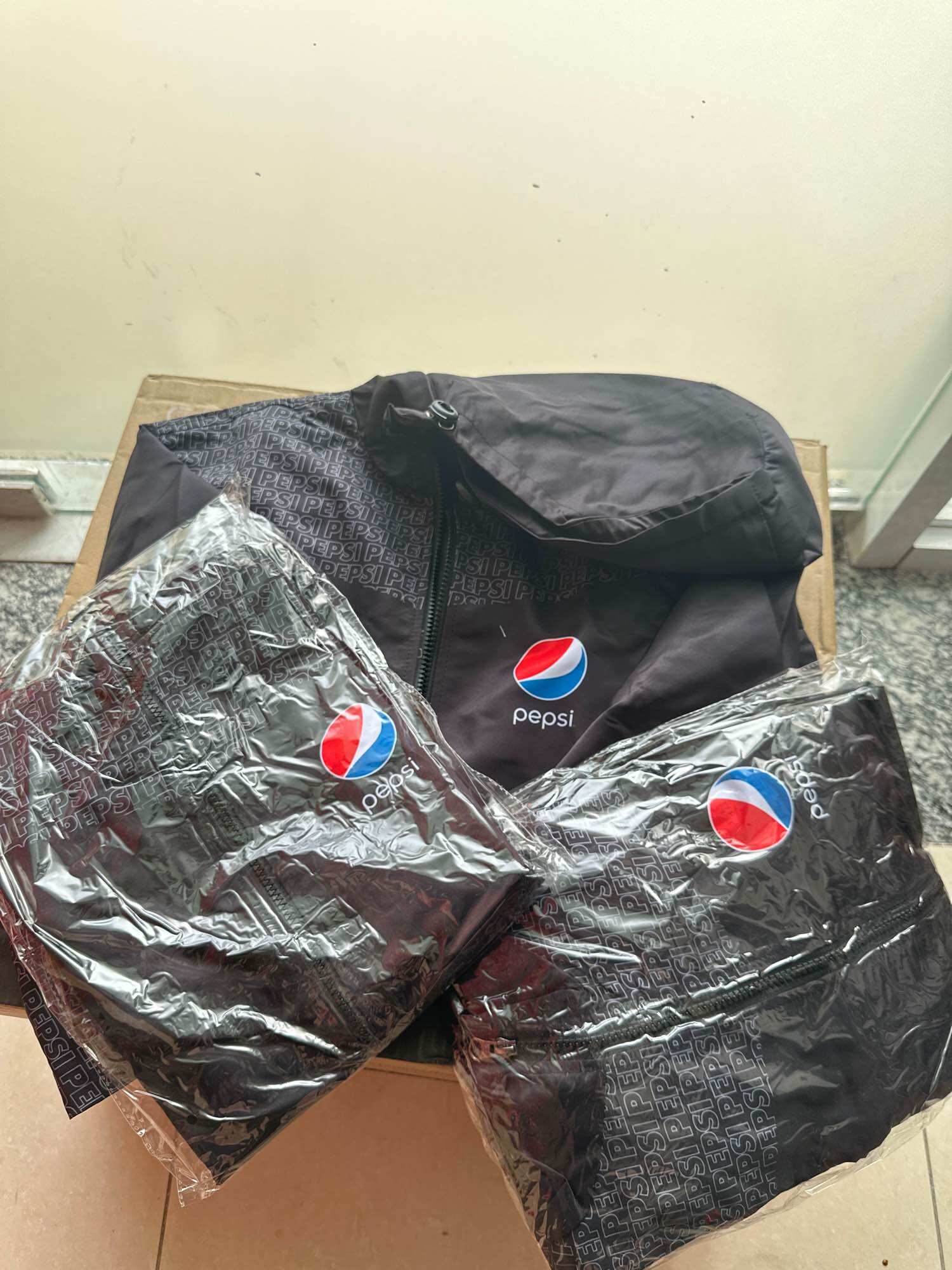 Áo Khoác Pepsi Dù (có Nón)