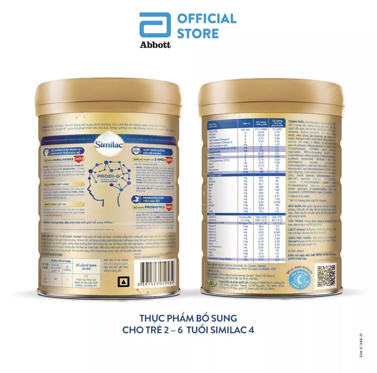 Sữa bột Similac Einstein 4 mẫu mới 900g