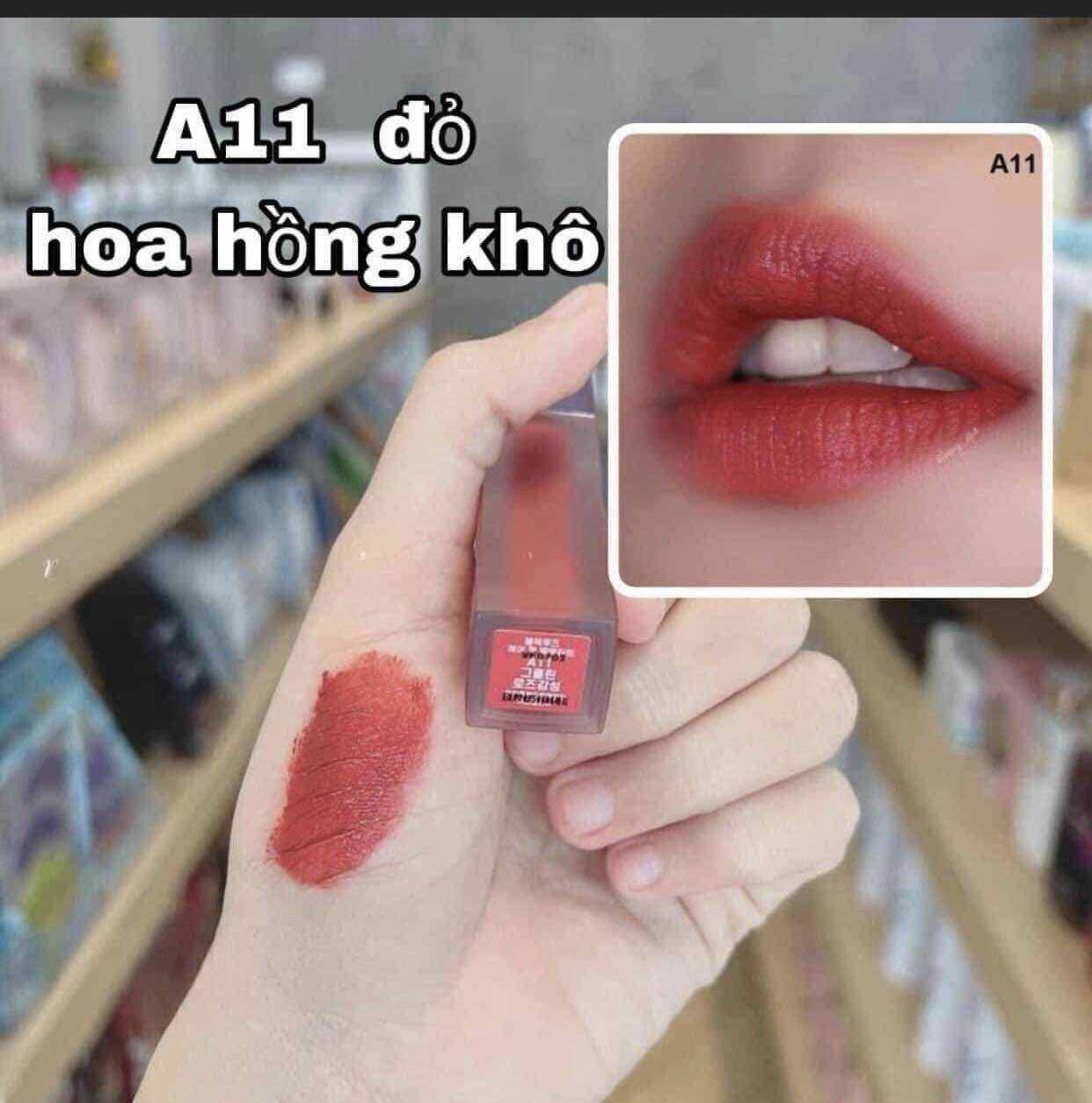 Son màu hồng đất Black Rouge A11