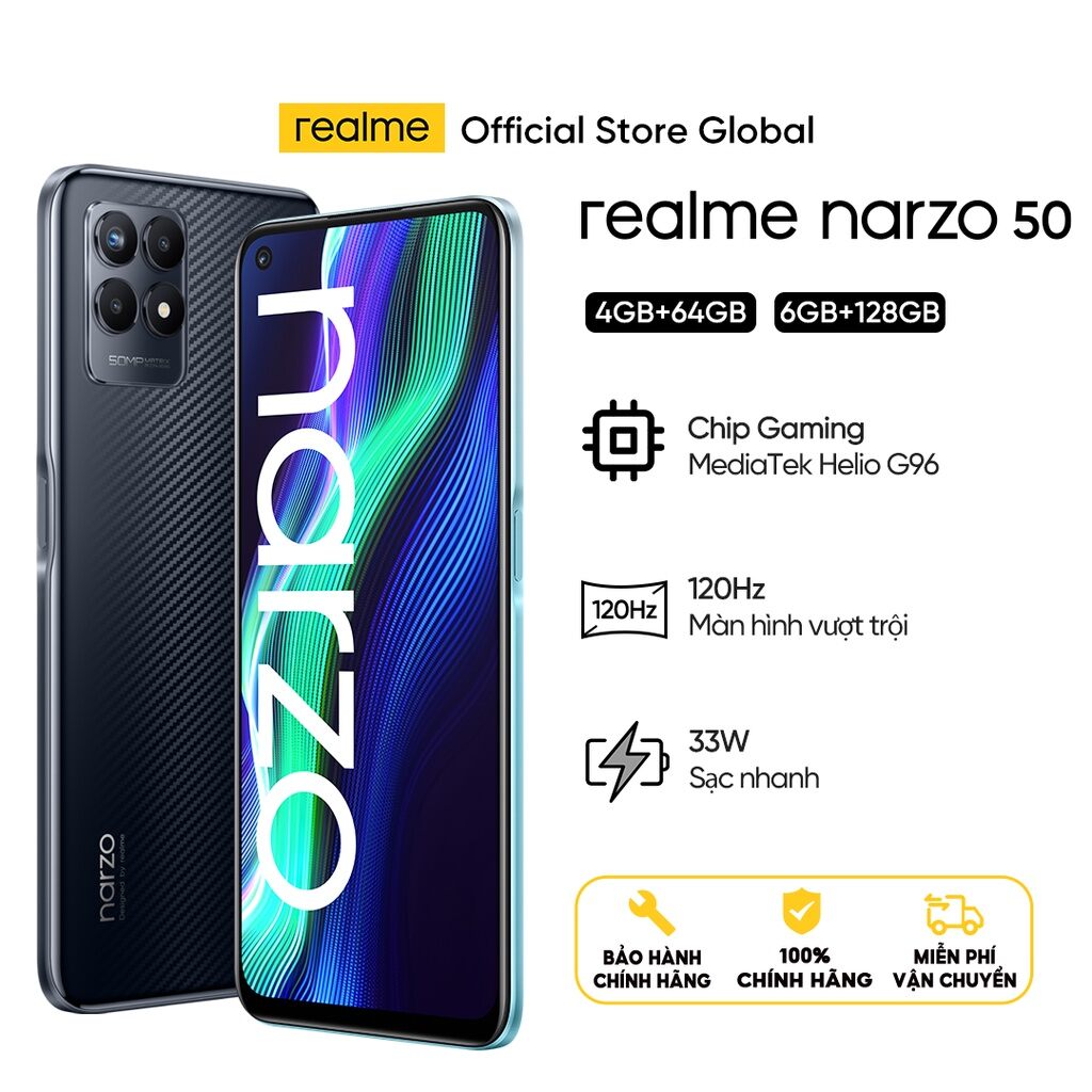ĐIỆN THOẠI REALME NARZO 5G 4/64gb