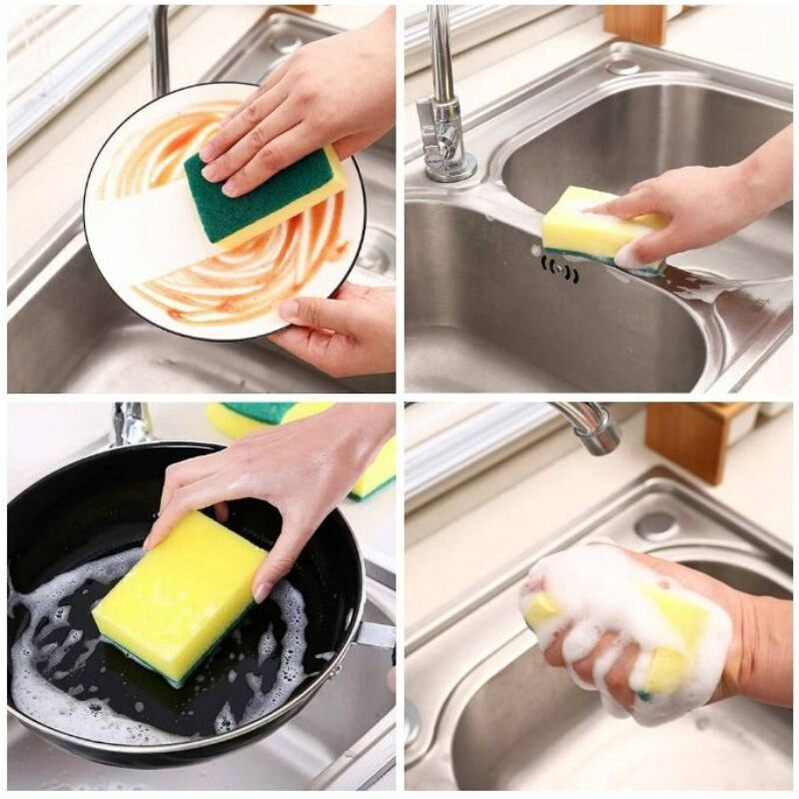 Miếng bọt biển rửa chén 2 mặt