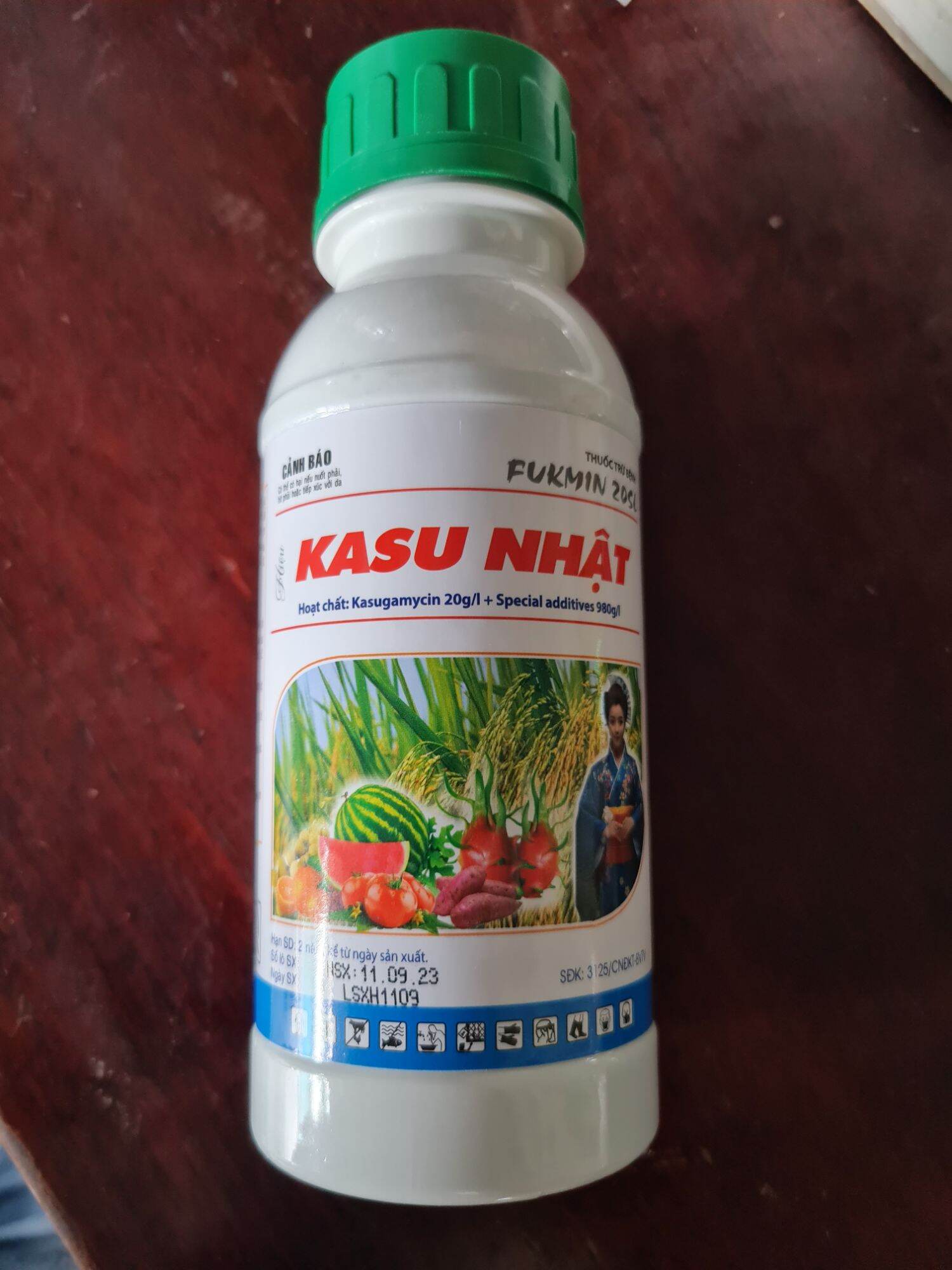 Kasu nhật trừ bệnh do vi khuẩn, đốm sọc, đốm lá, thối nhũn, lem lép hạt