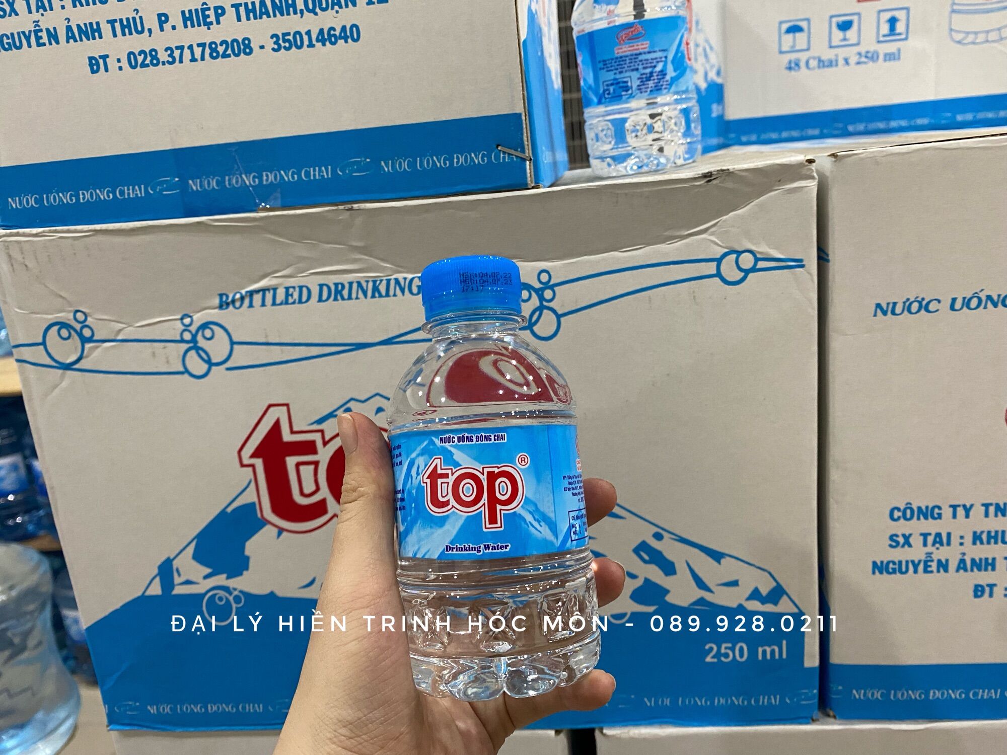 Nước Uống Đóng Chai Top 250ml (48 chai)