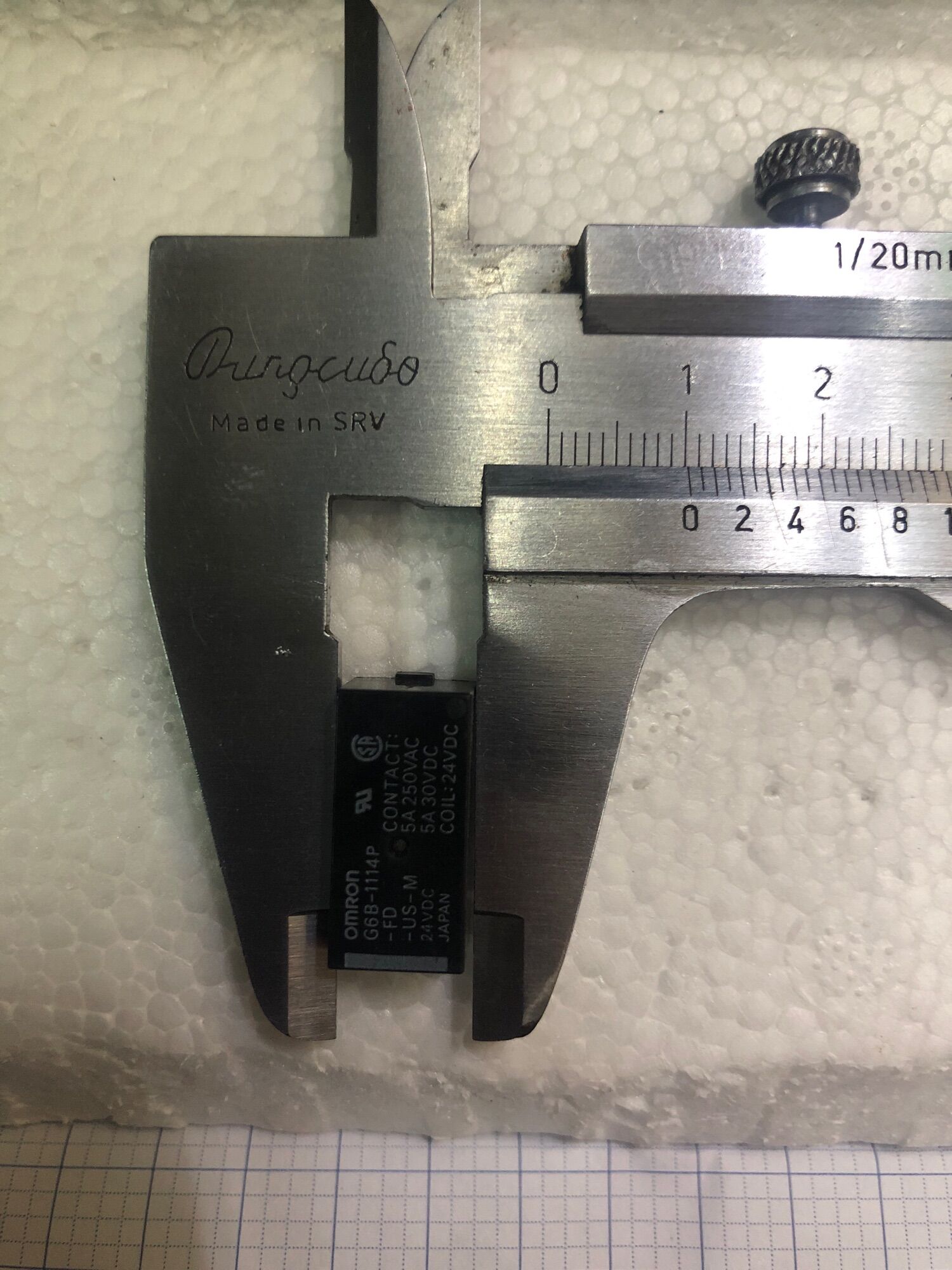 Relay / Rơ le / G6B-1114P / Omron / 24VDC / 5A / 4 Chân