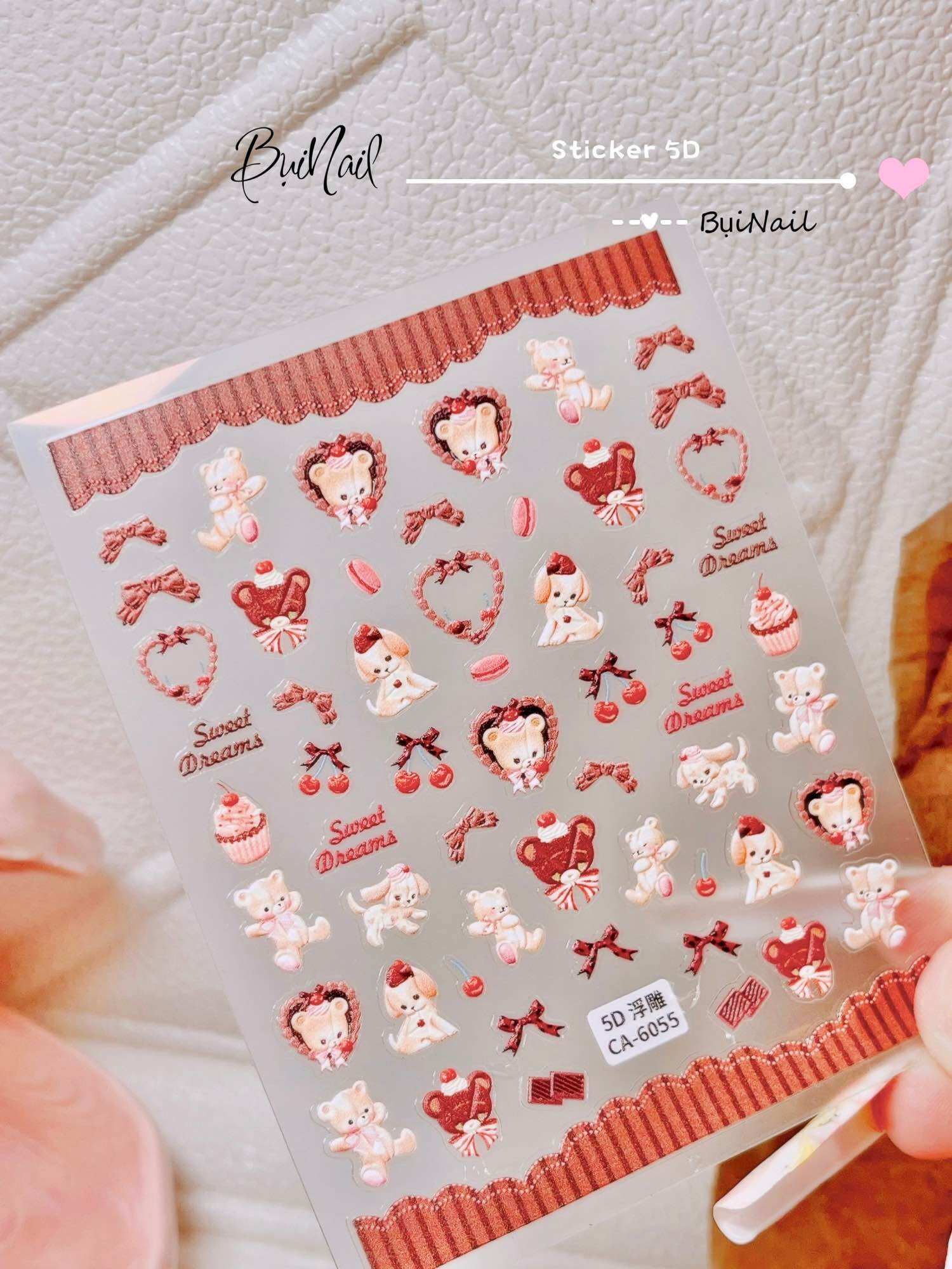 STICKER NỔI 5D MẪU MỚI