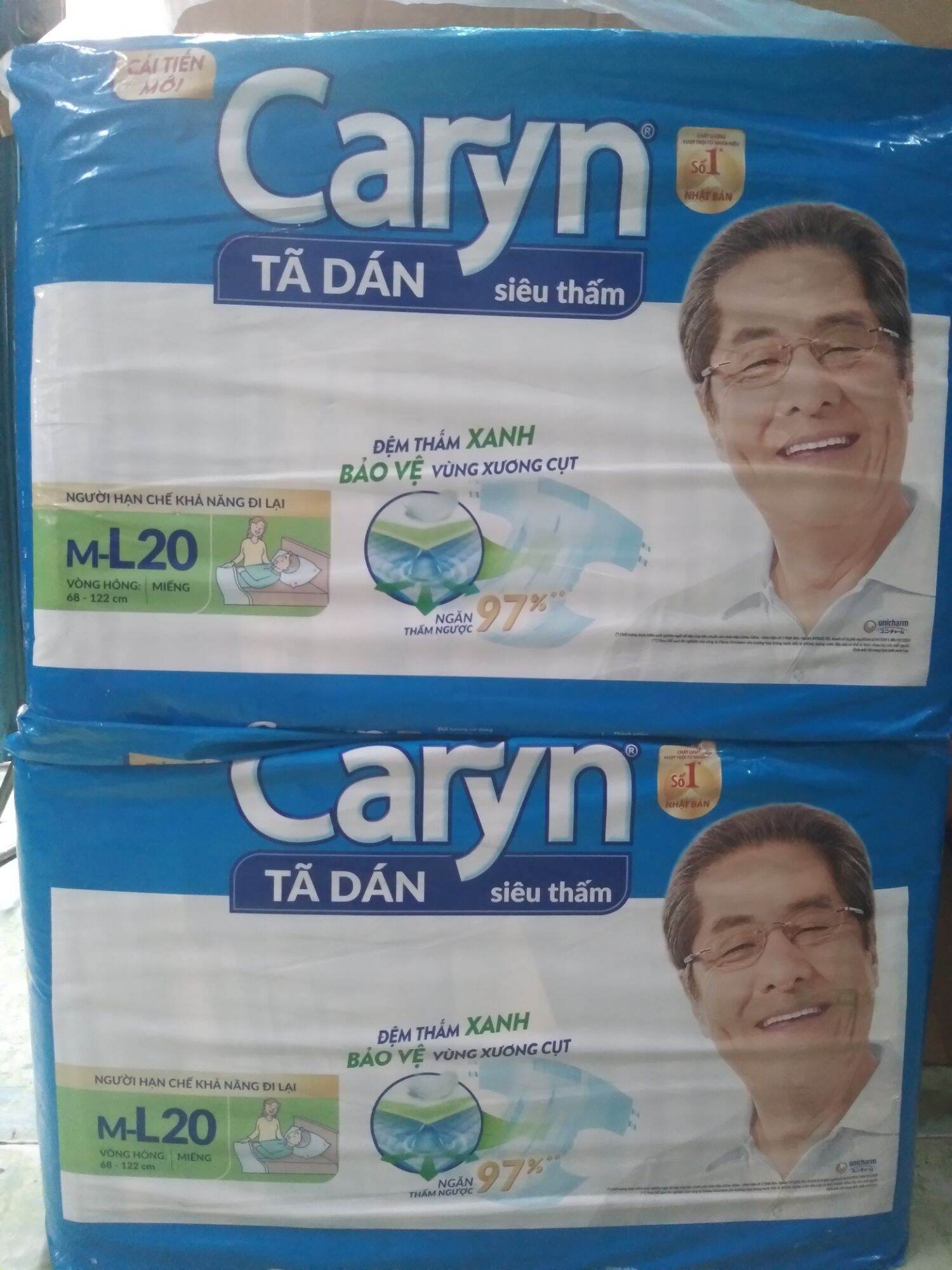 Tã dán Caryn ML20 siêu thấm người già mẫu mới