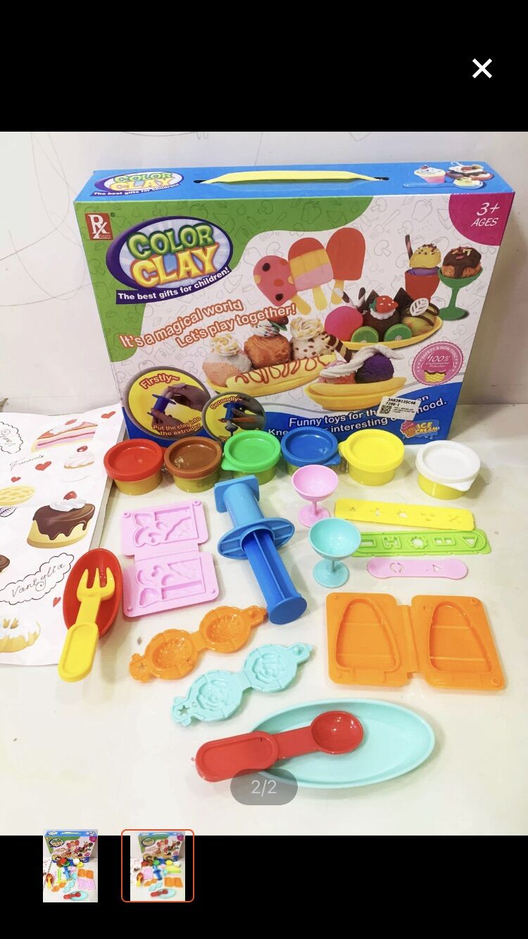 Hộp đất sét làm kem
