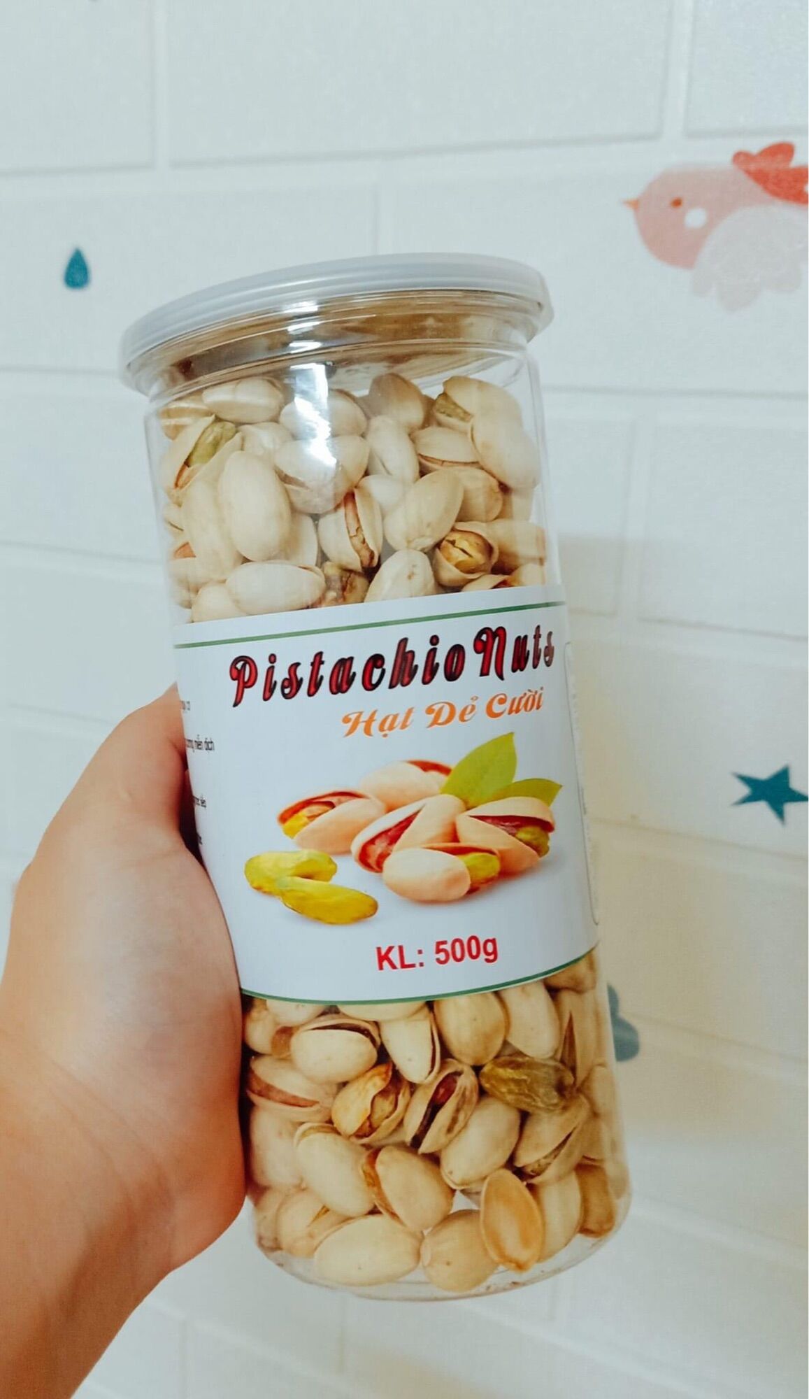 Hạt Dẻ Cười Mỹ không chất tẩy trắng hộp 500gr