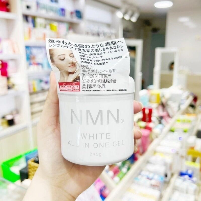 Kem Dưỡng Trắng Da NMN Nhật Bản Chống Lão Hoá White All In One Gel 245g Saikou