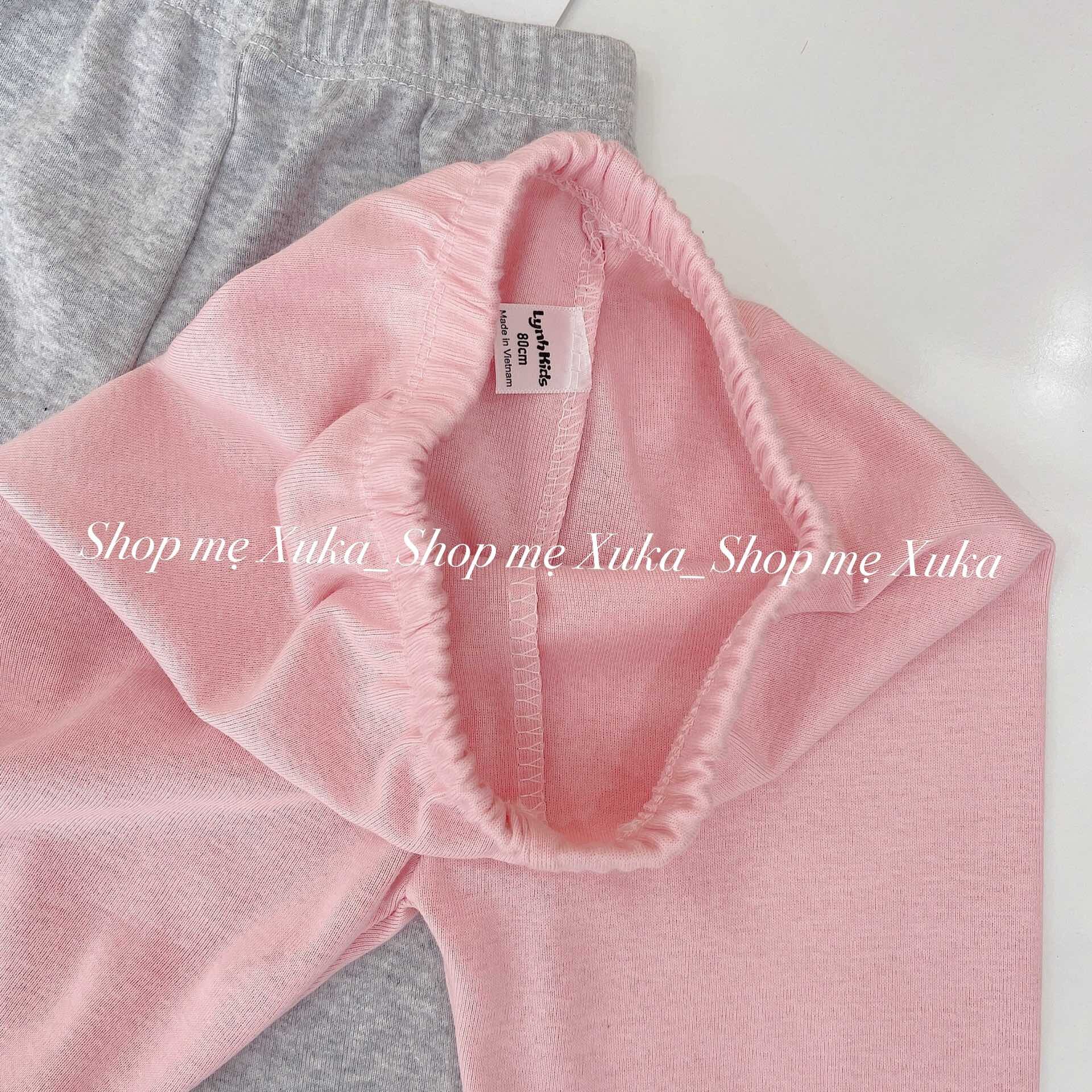Quần legging lửng cotton bé gái