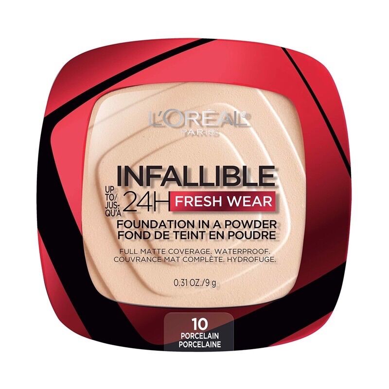 Phấn phủ kiềm dầu lên đến 24h L'oreal infallible pro - matte