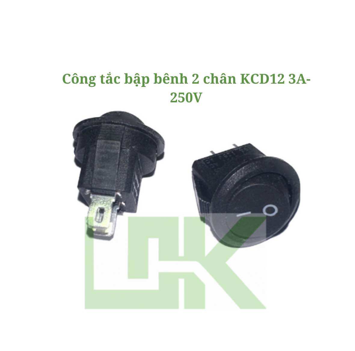 Công tắc bập bênh tròn 2 chân loại tốt kcd11-a ,3a-250vac