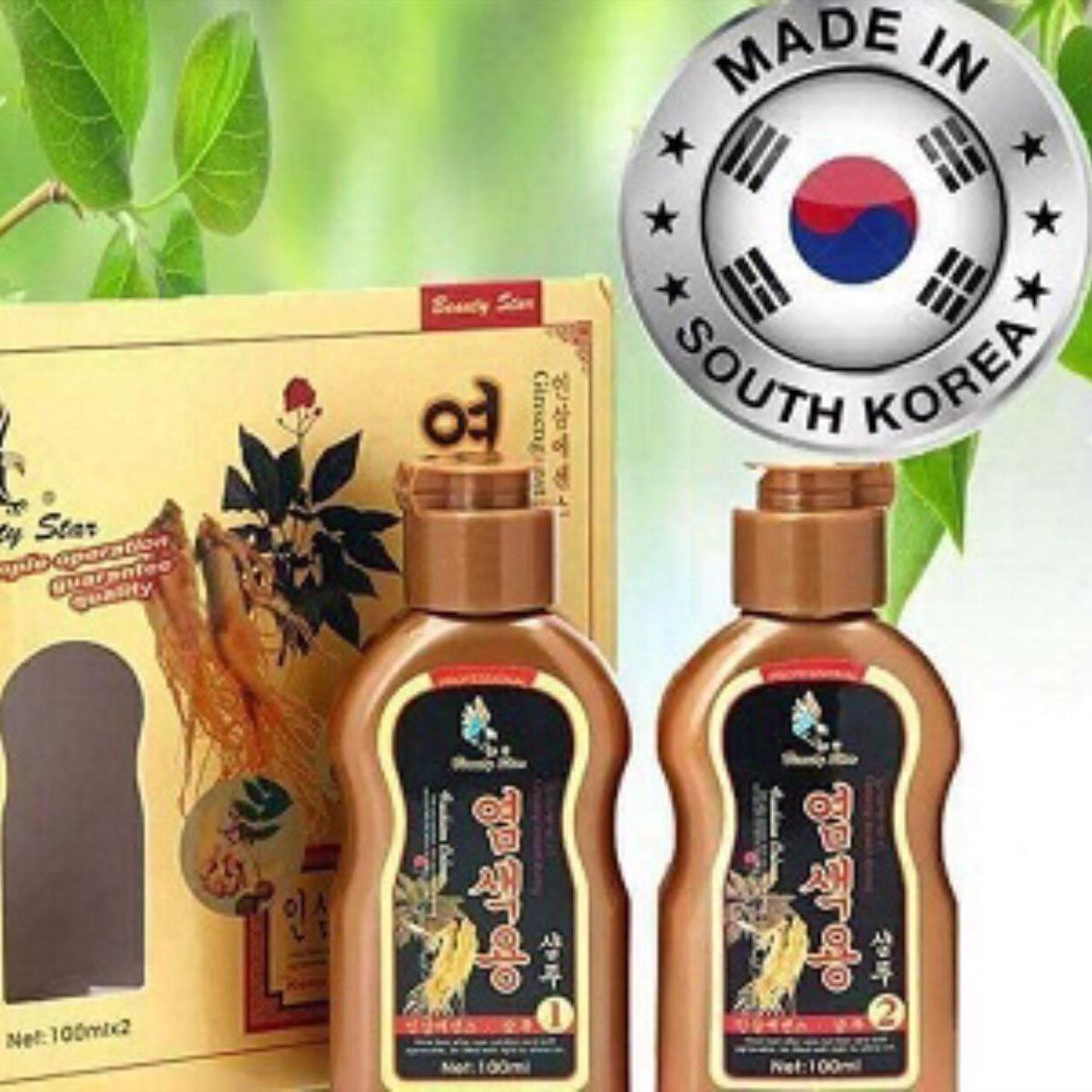 Dầu gội đen tóc nhân sâm Hàn Quốc