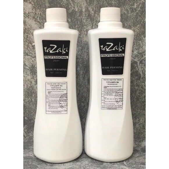 Cặp thuốc uốn xoăn lạnh tazaki 1000ml x 2