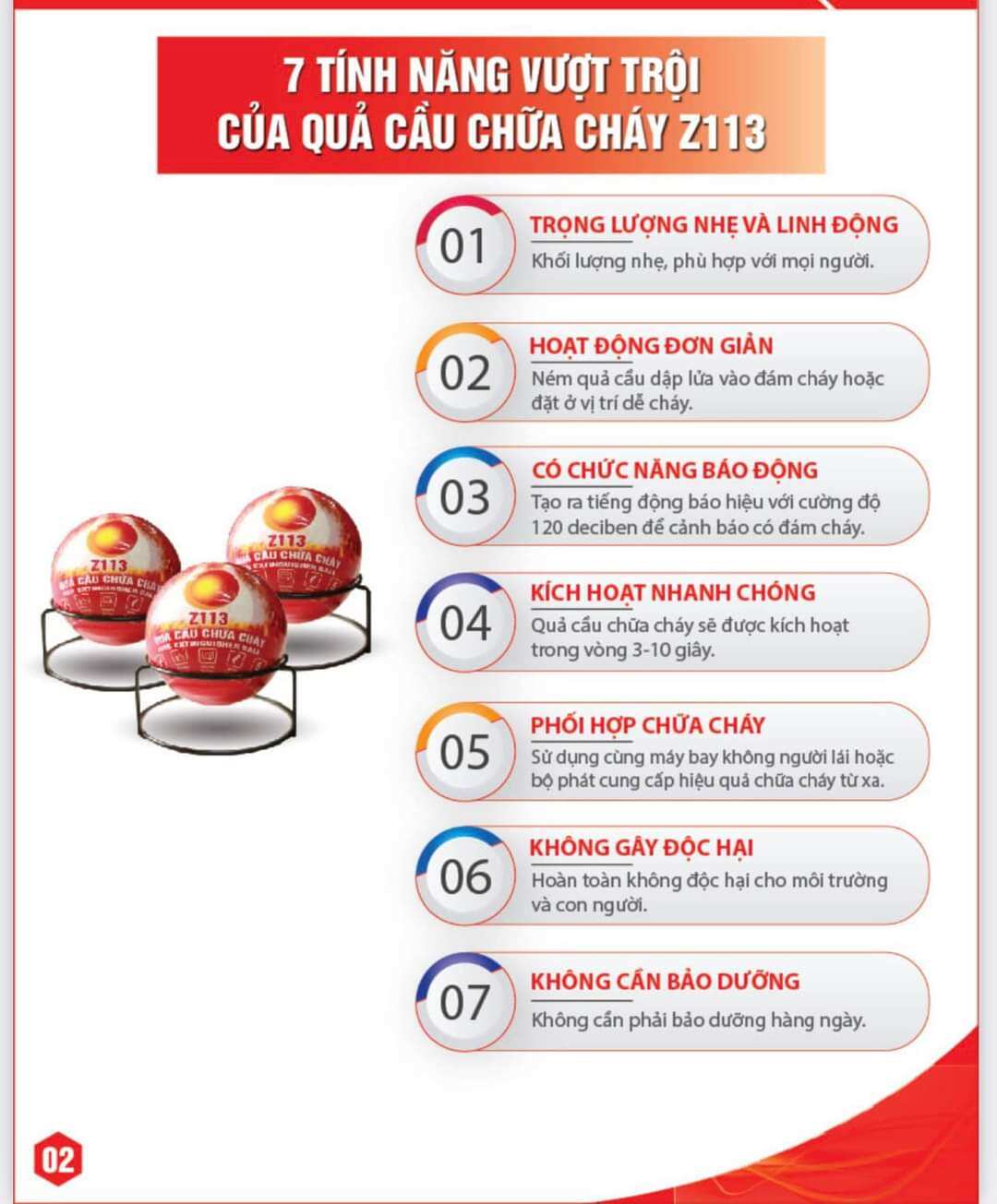 Quả cầu chống cháy tự động Z113