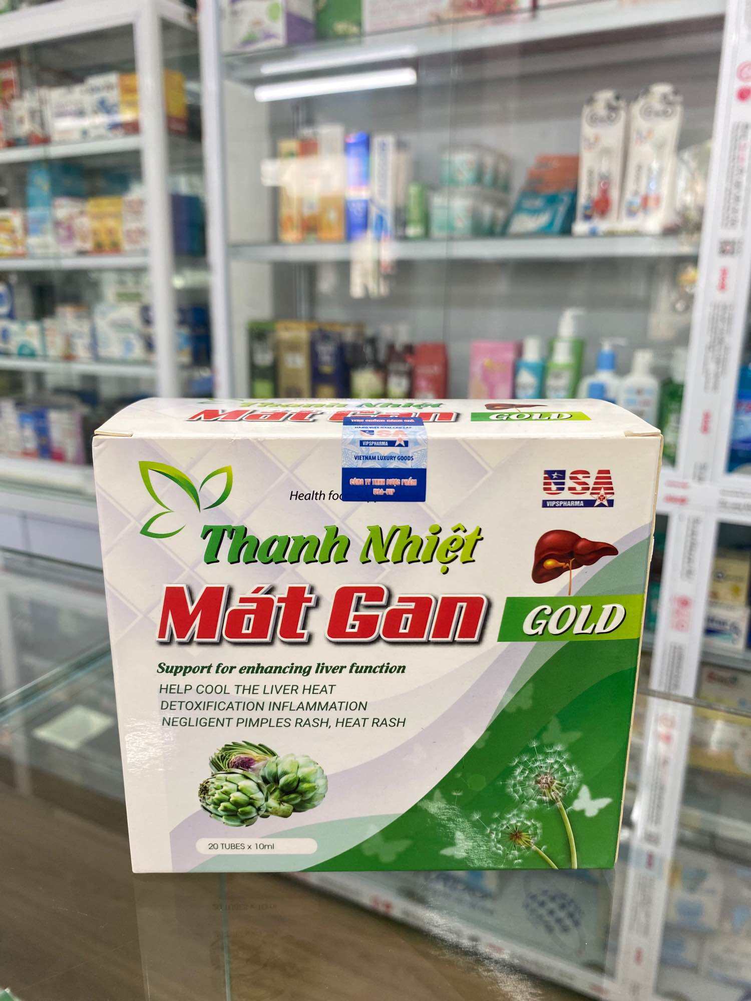 Thanh Nhiệt Mát Gan Gold Giúp Thanh Nhiệt Mát Gan