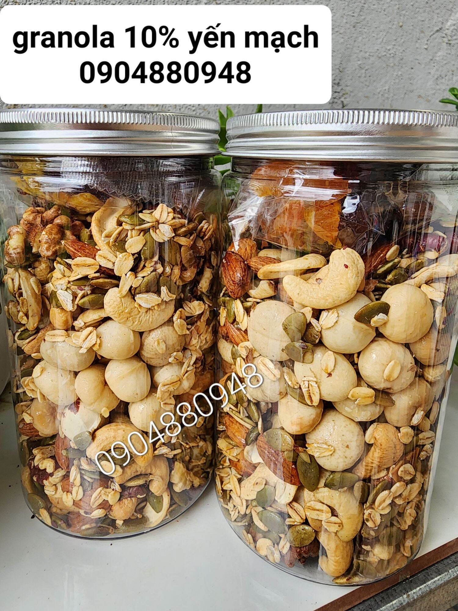 Granola -Handmade 100% không đường -  500gr