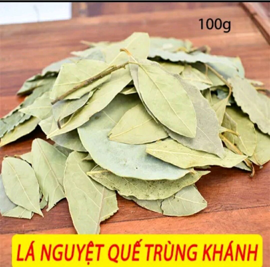 100g LÁ BAY,LÁ NGUYỆT QUẾ TRÙNG KHÁNH