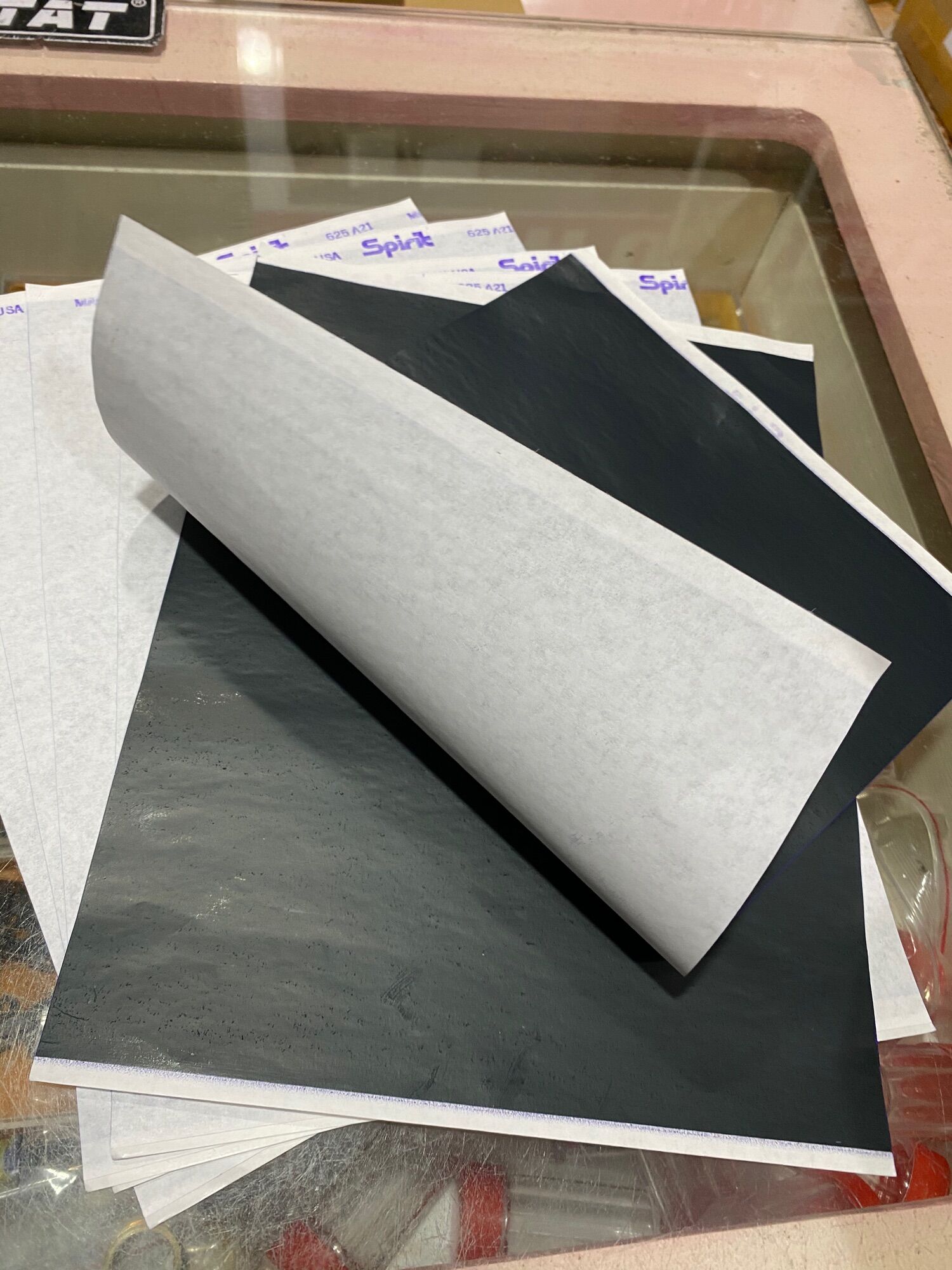 10 giấy than đen in hình