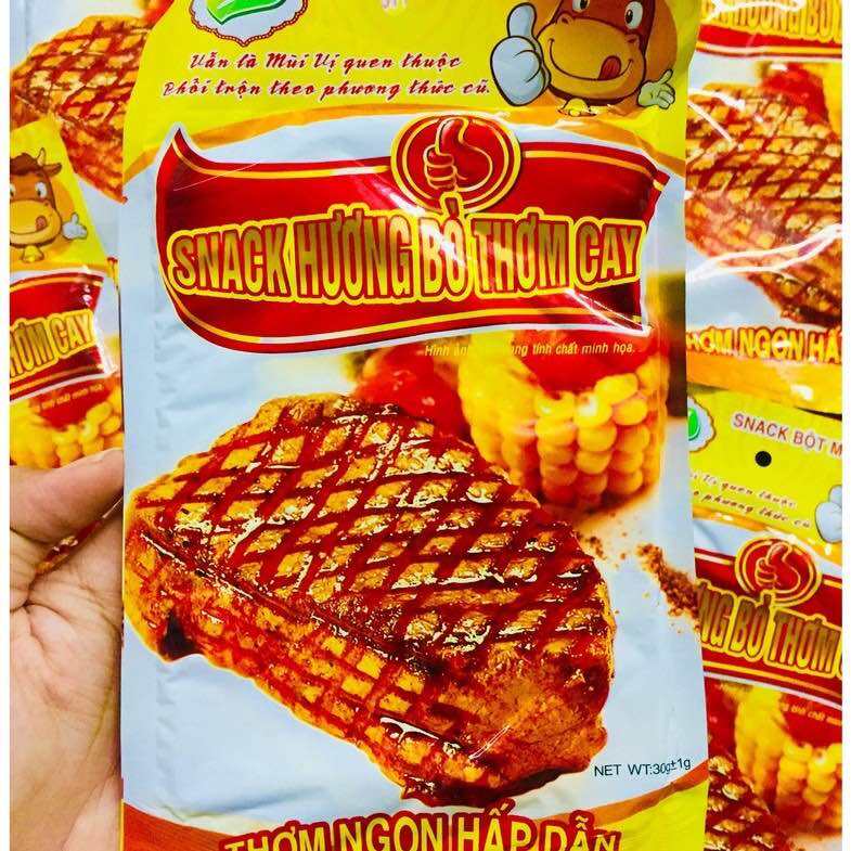 Snack Hương Bò Thơm Cay, Bò Miếng Que Cay Ăn Vặt, Đồ Ăn Vặt Tuổi Thơ  10