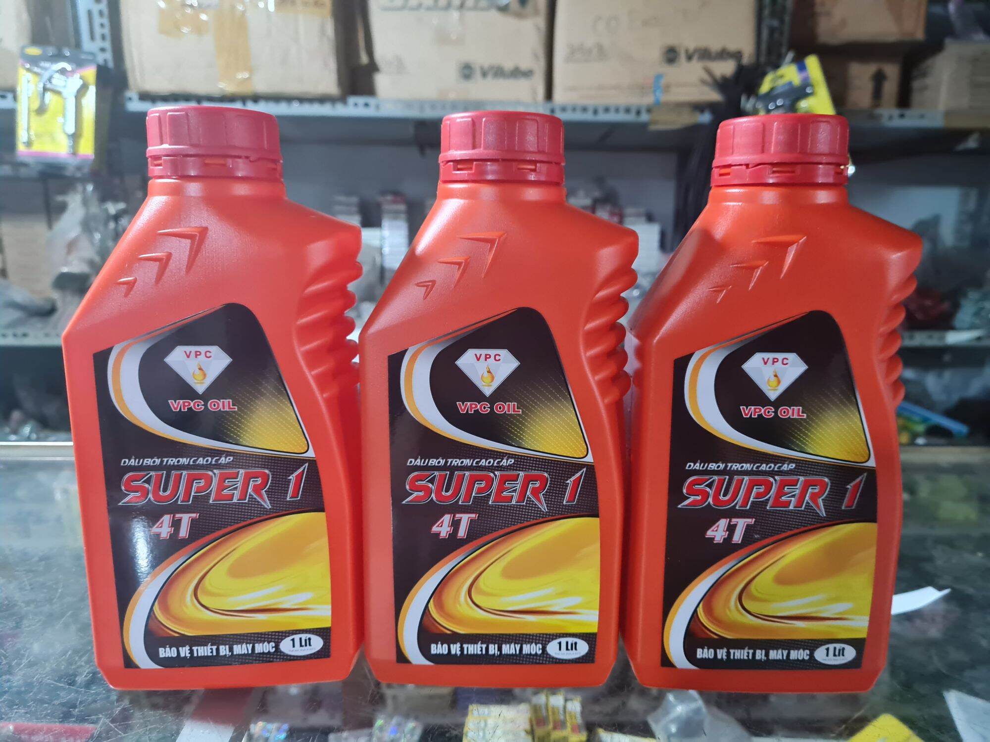Dầu nhớt giá rẻ SUPER 1 800ml & 1000ml cho xe côn tay, xe số