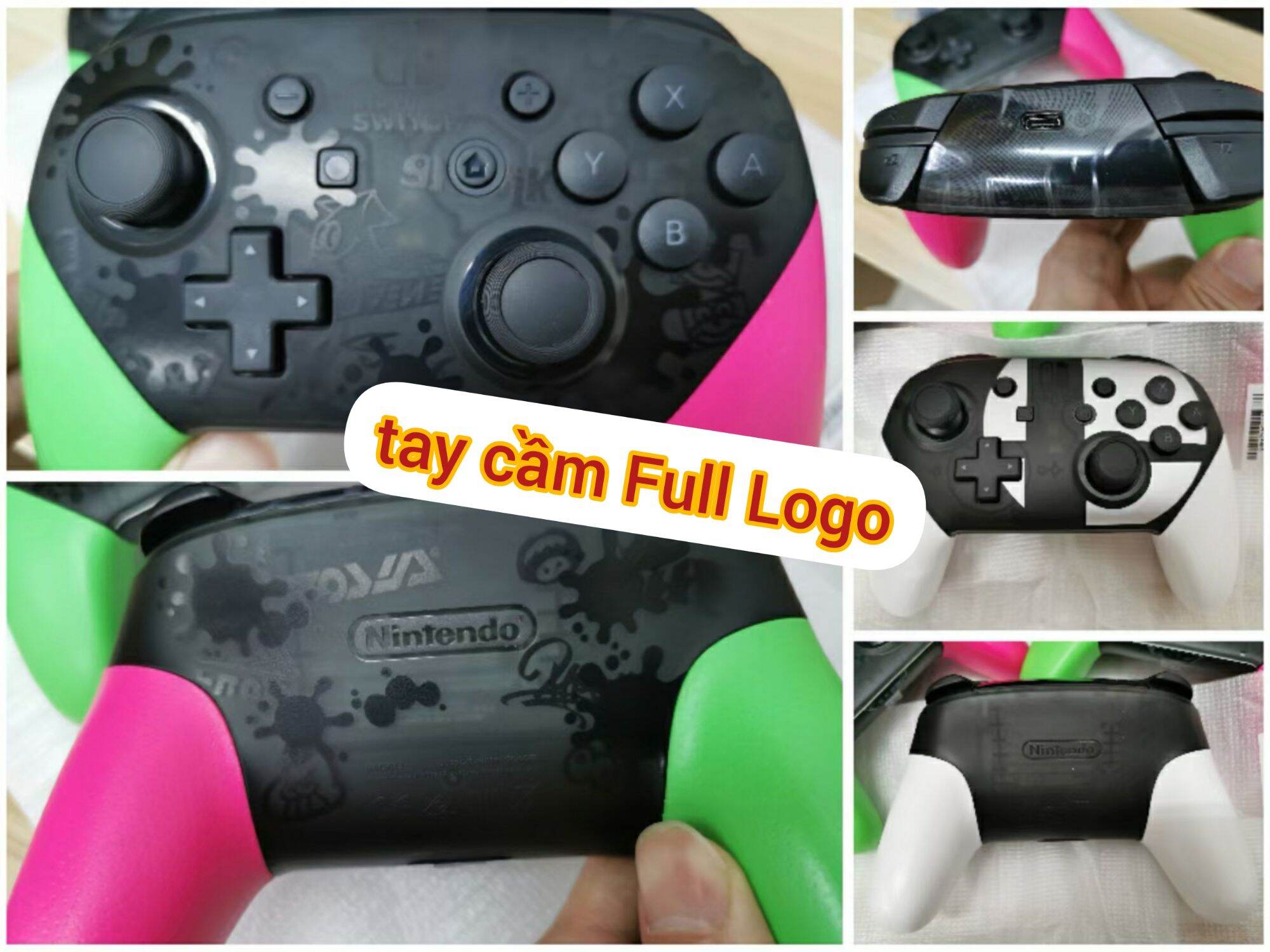 tay cầm switch pro controller cao cấp cho Nintendo Switch Lite Pro controller tay (NOT ORIGINAL) Random color giao mầu ngẫu nhiên Nintendo Switch Pro Oled Lite Controller Rep high coppy