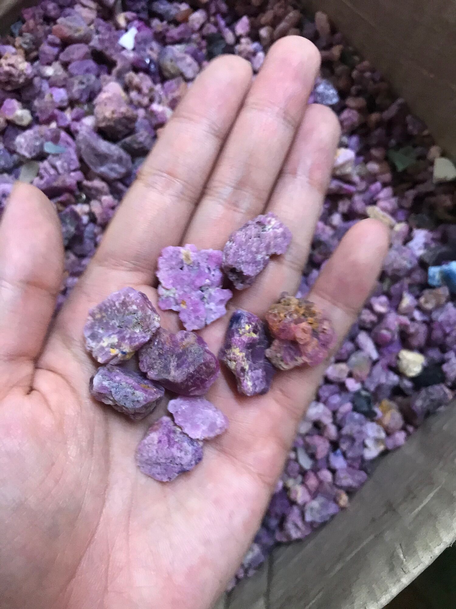 Set 30/50/100 gam đá thanh tẩy Ruby