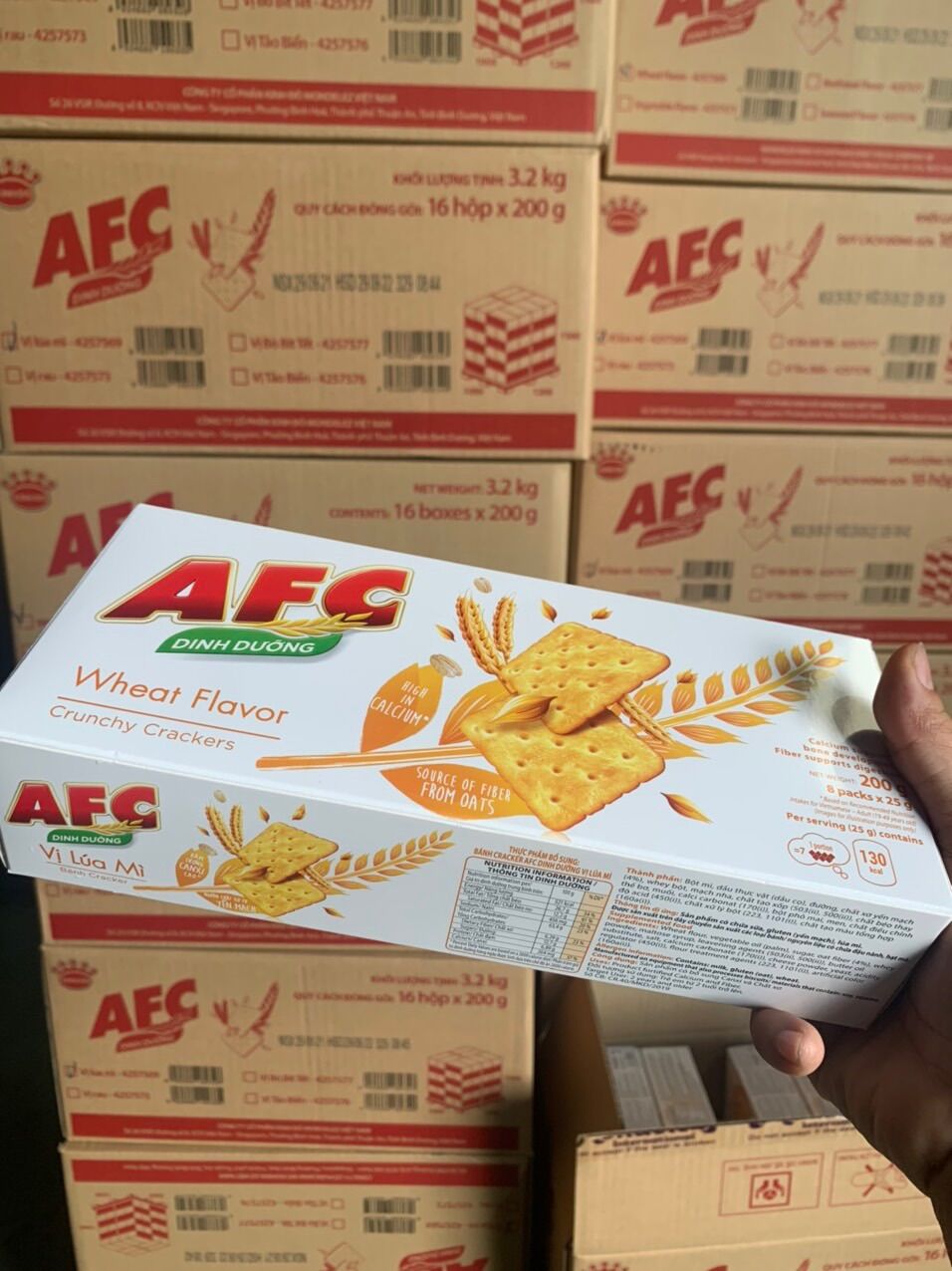 Bánh AFC 172g vị Lúa
