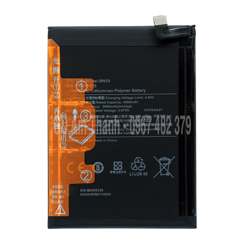 Pin cho xiaomi redmi note 10s m2101k7bg dung lượng 5000mah zin máy
