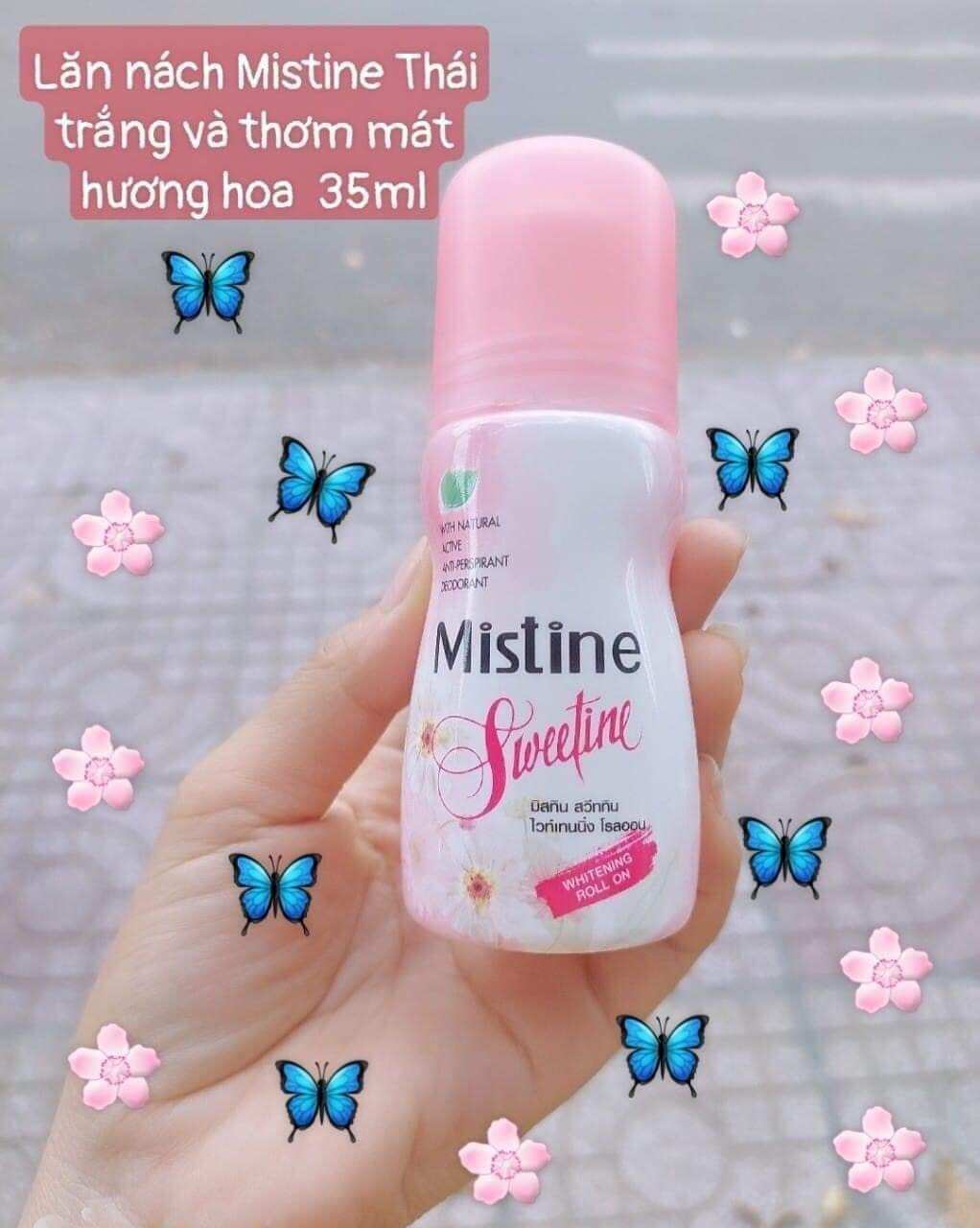 Lăn khử mùi dưỡng sáng mistine thái lan 35ml
