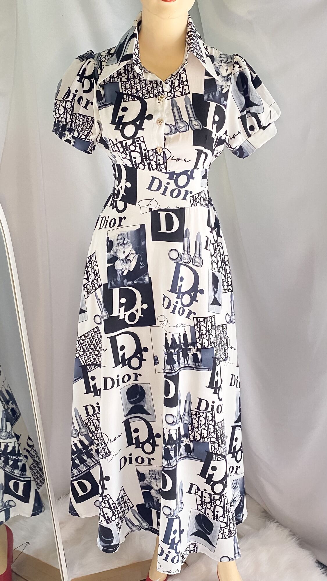 Set áo váy nữ Dior cao cấp