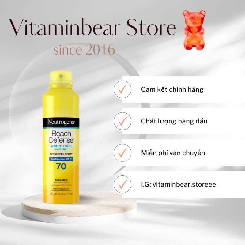 Xịt chống nắng Neutro vàng