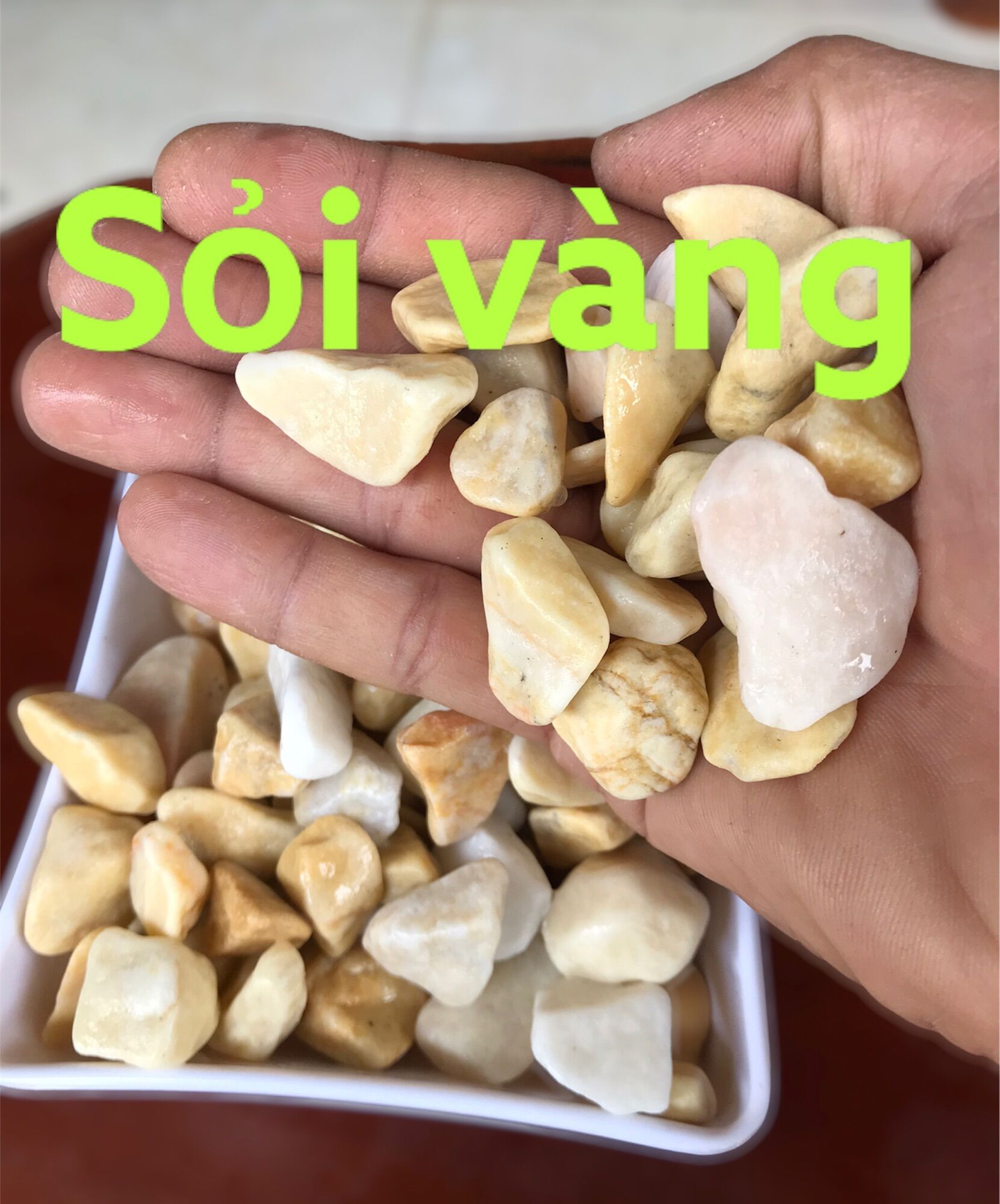 Sỏi màu tự nhiên trang trí (1kg)