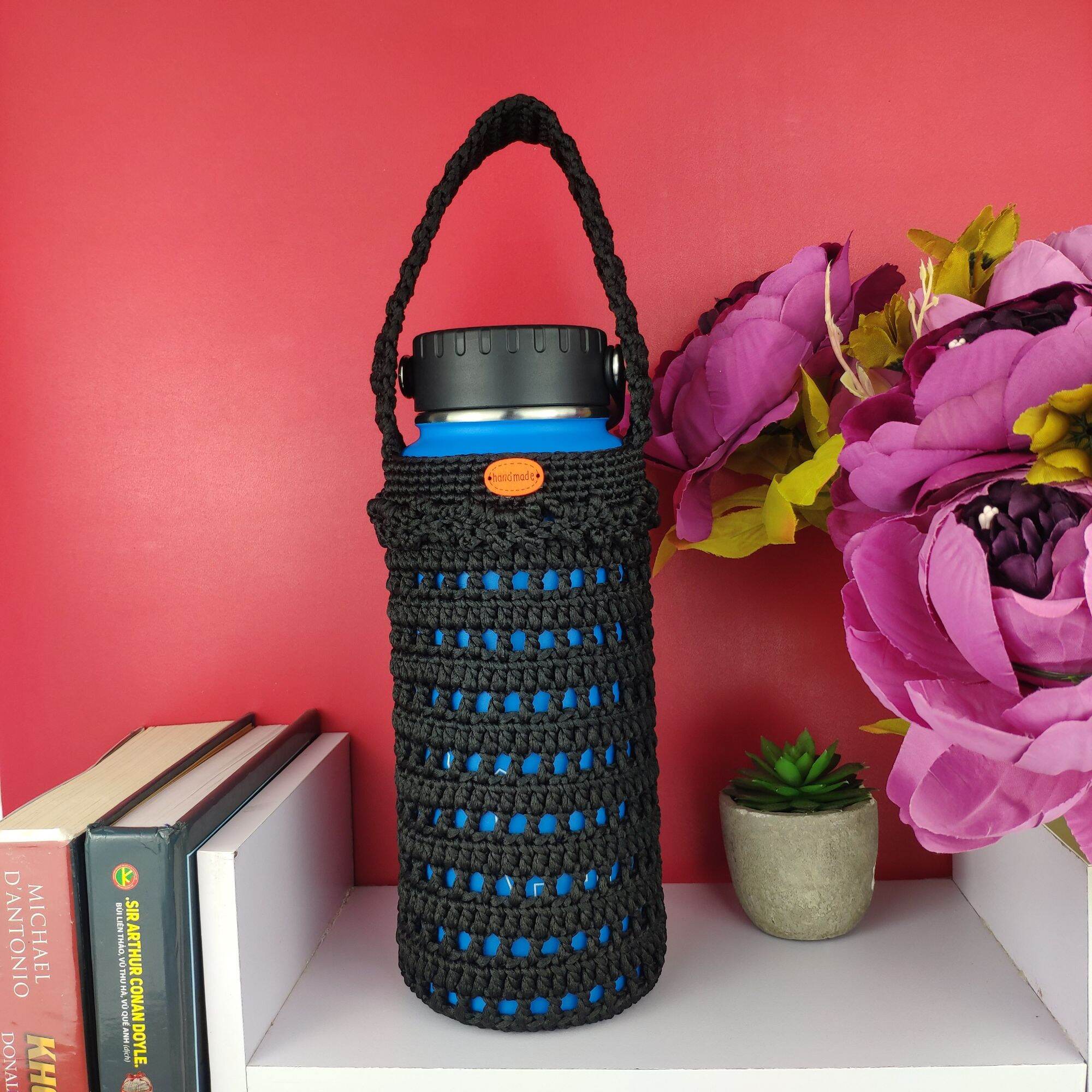 Túi đựng ly giữ nhiệt size 800-890ml, chất liệu sợi Việt Nam, kích thước 9x20 cm, phù hợp cho trẻ sơ sinh và trẻ nhỏ.