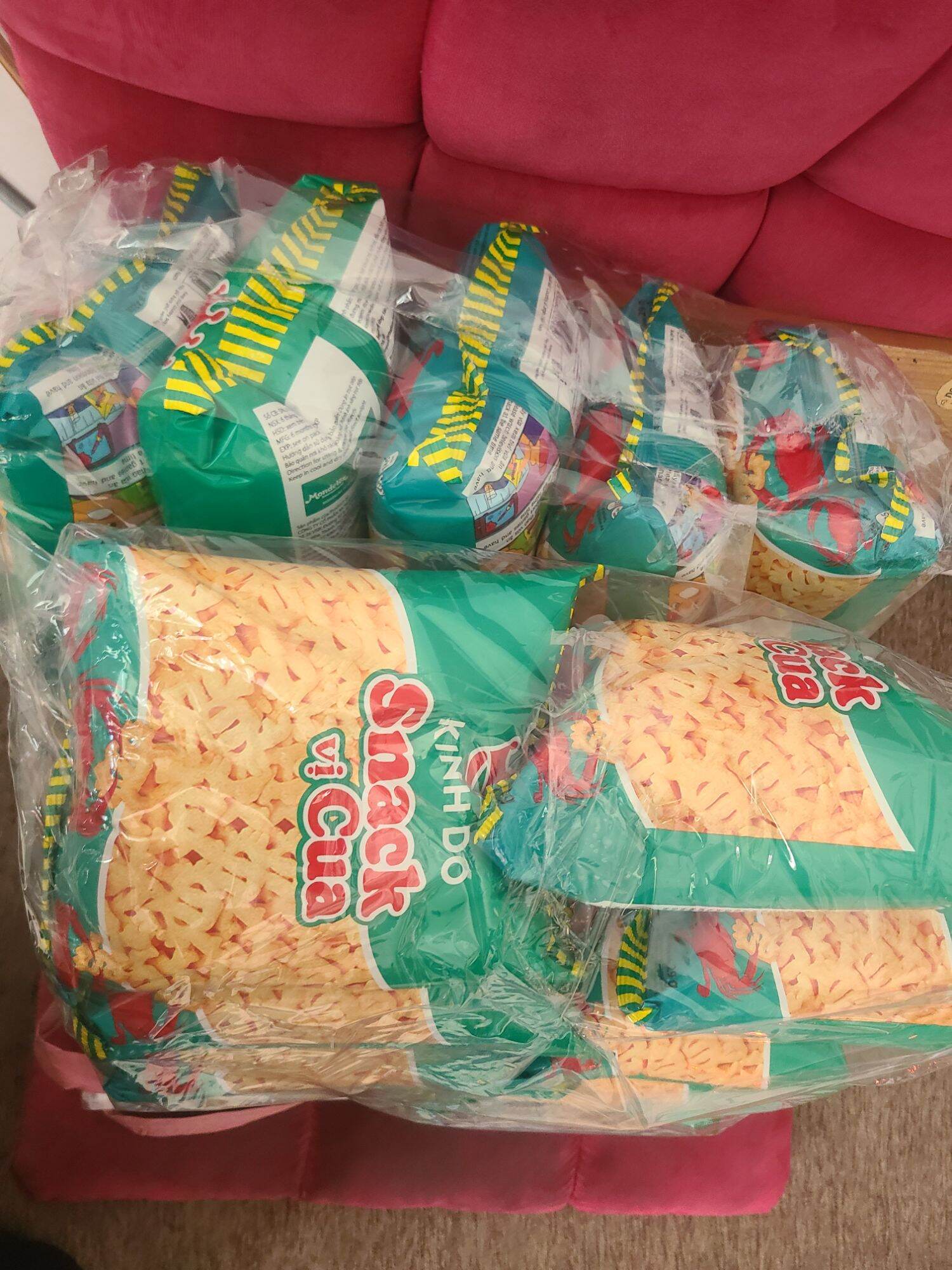Snack Bánh Cua, bánh bắp Các loại
