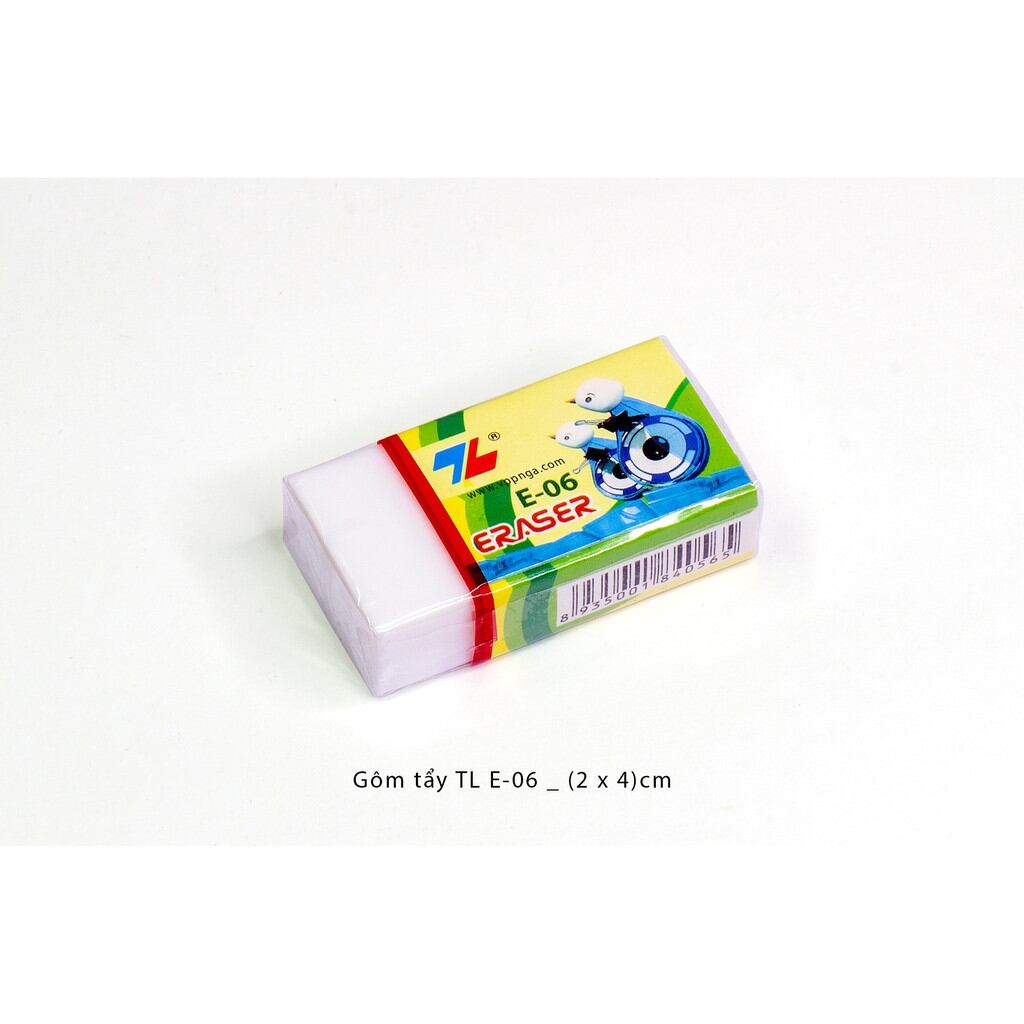 Combo 5 cục gôm tẩy siêu mềm dẻo Thiên Long chính hãng E-06