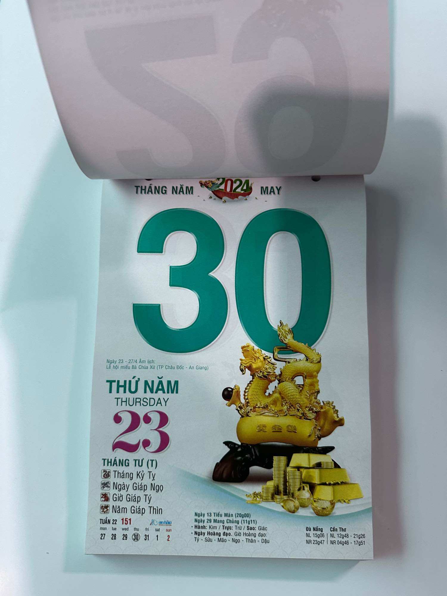 Lịch bloc đại 2024