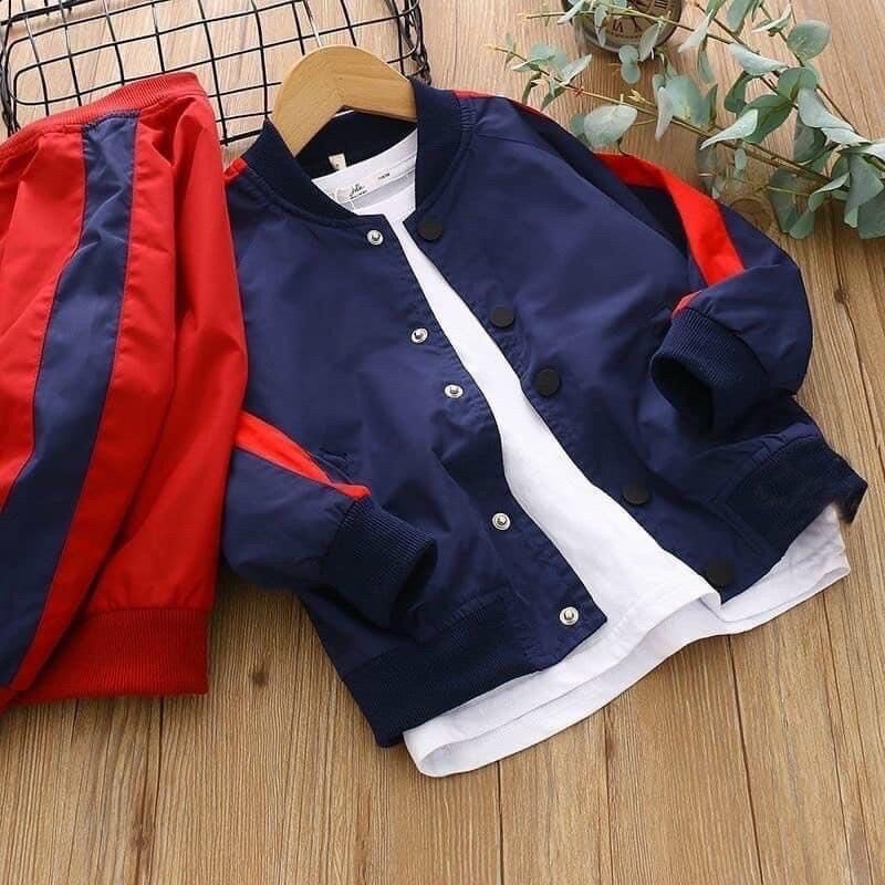 Áo bomber bé trai/ gái có sẵn, max 55kg