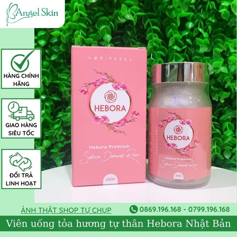 Viên uống tạo thơm tự thân Hebora toả hương cơ thể Nhật Bản