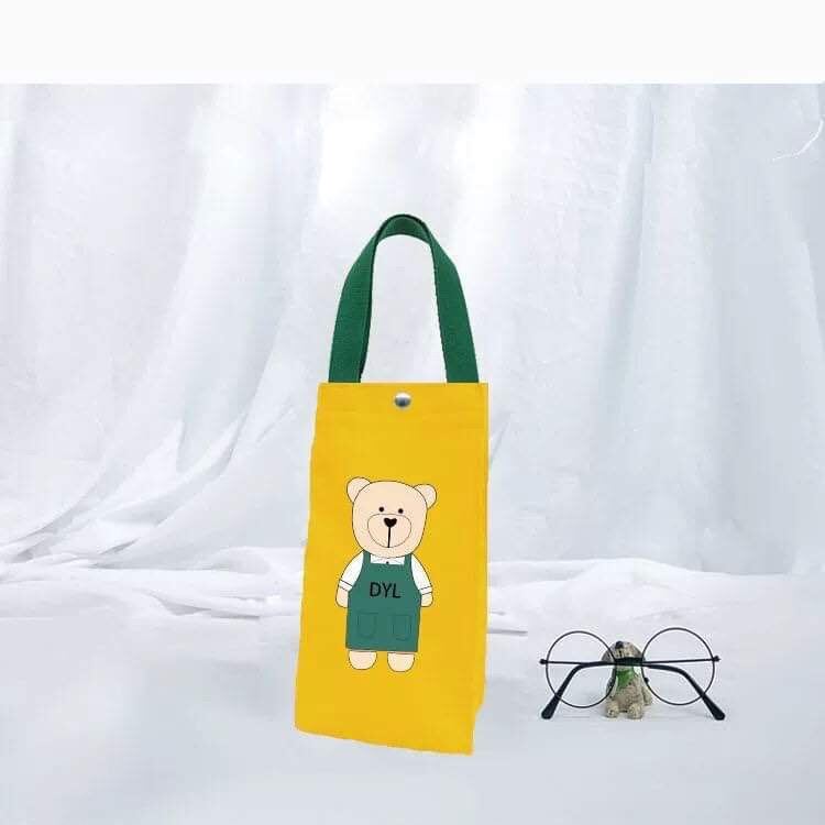 Túi đựng bình nước, bình giữ nhiệt - Túi Gấu size to đựng bình dưới 1.5L