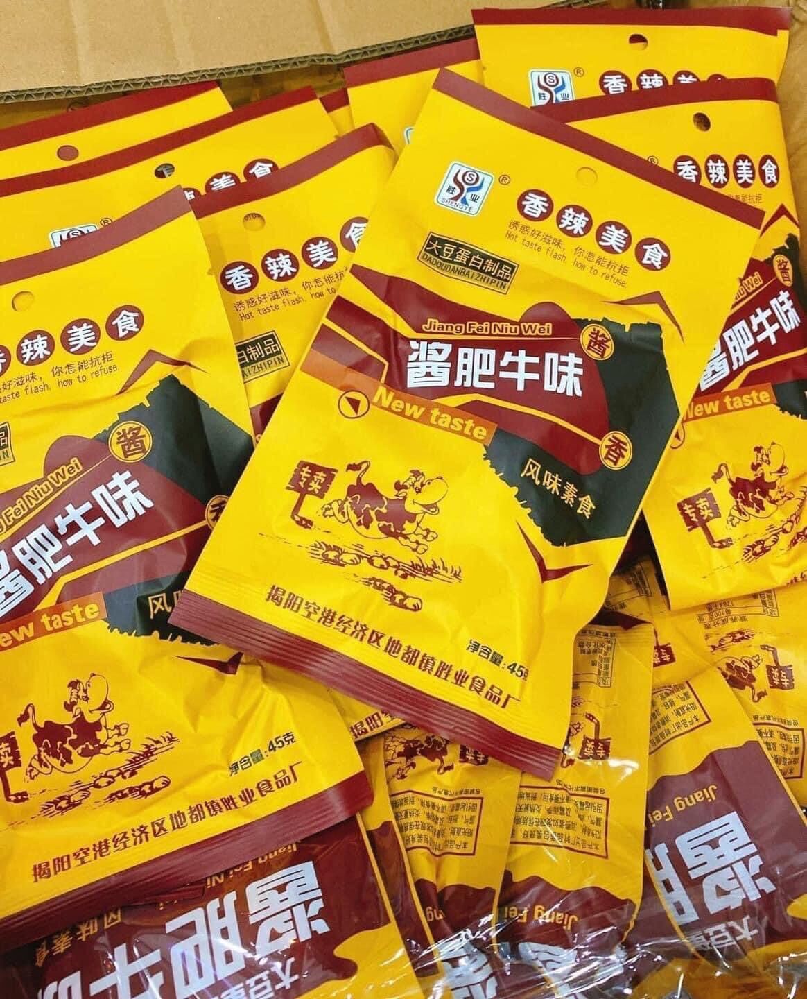 Thịt hổ cay 95k/ bịch 20 gói 40gr