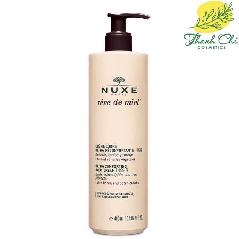 [SALE CHÍNH HÃNG] Dưỡng thể Nuxe tinh chất mật ong 400ml