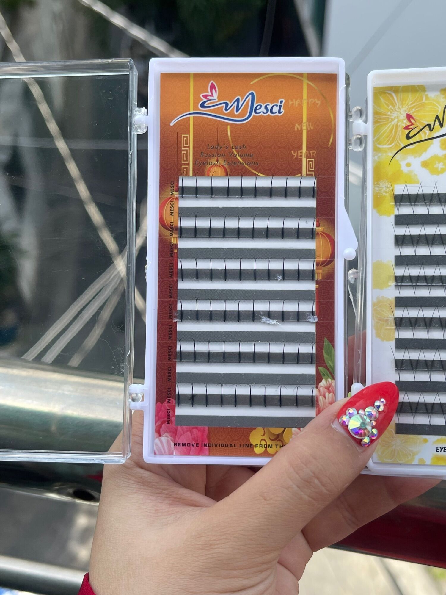 Mi khay 2d (thanh lý xuất dư), lông mi nối fan sẵn volume