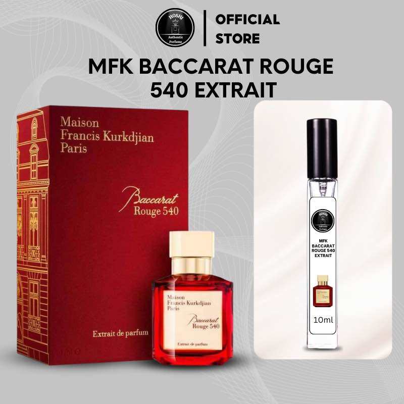 Nước hoa nữ Maison Đỏ MFK Baccarat Rouge 540 EDP 10ml - Hương thơm của sự giàu sang phú quý