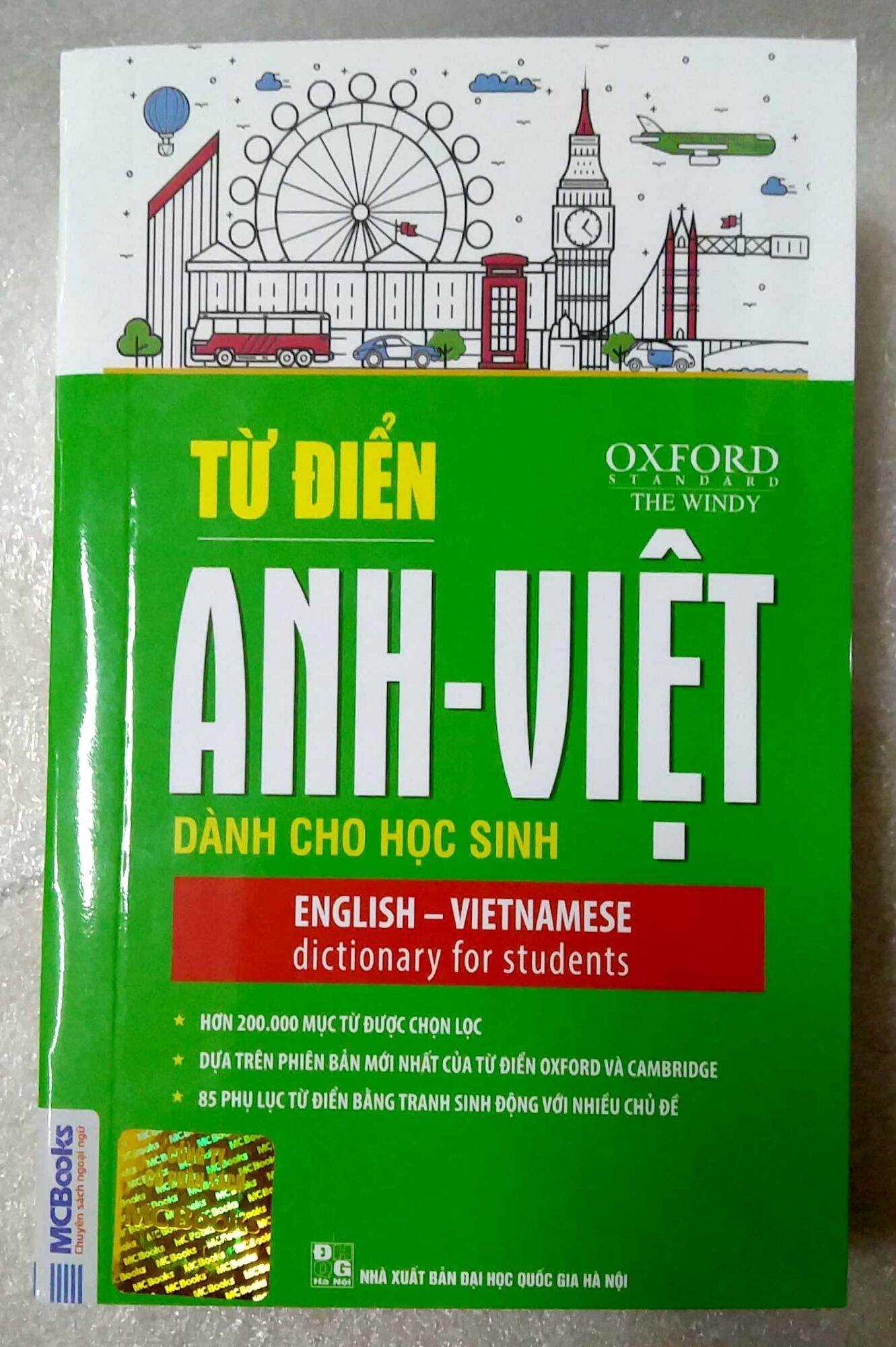 từ điển Anh Anh Việt dành cho học sinh