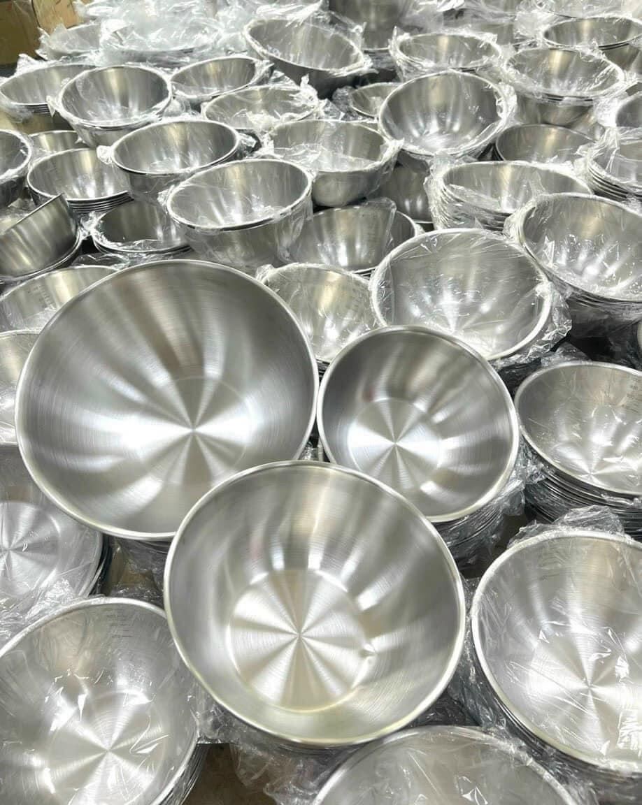 Set 3 thau trộn inox