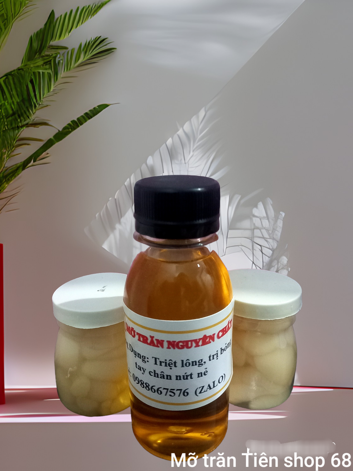 [Combo 3 hủ ]Mỡ trăn tươi và hủ nguyên chất_ Dùng thử