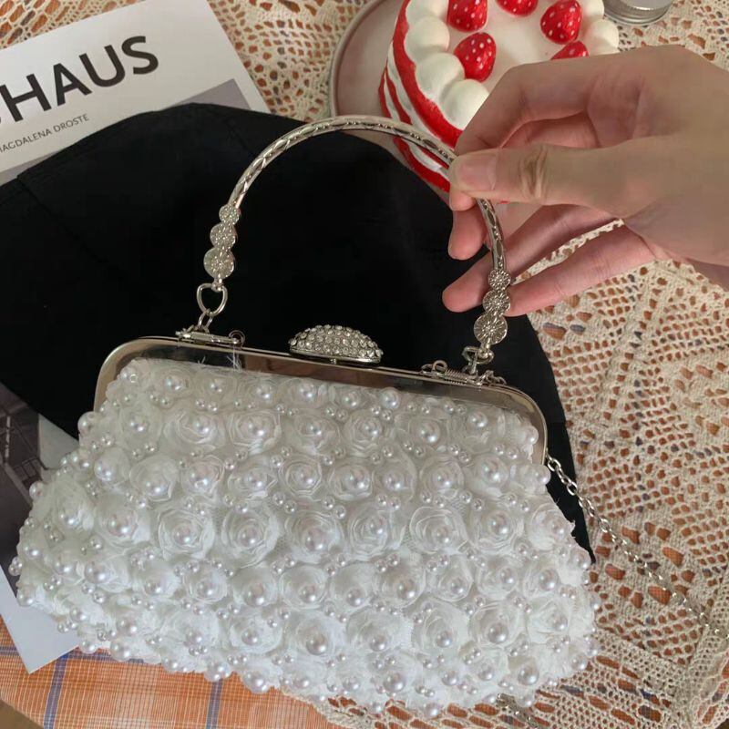 Túi clutch dự tiệc đính đá cao cấp