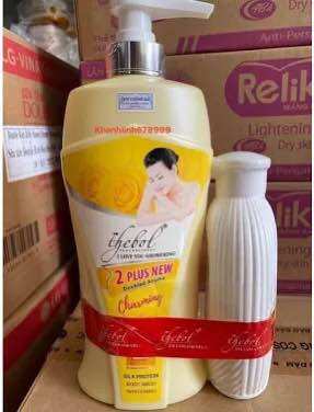 Sữa tắm thảo dược thebol 650g tặng kèm